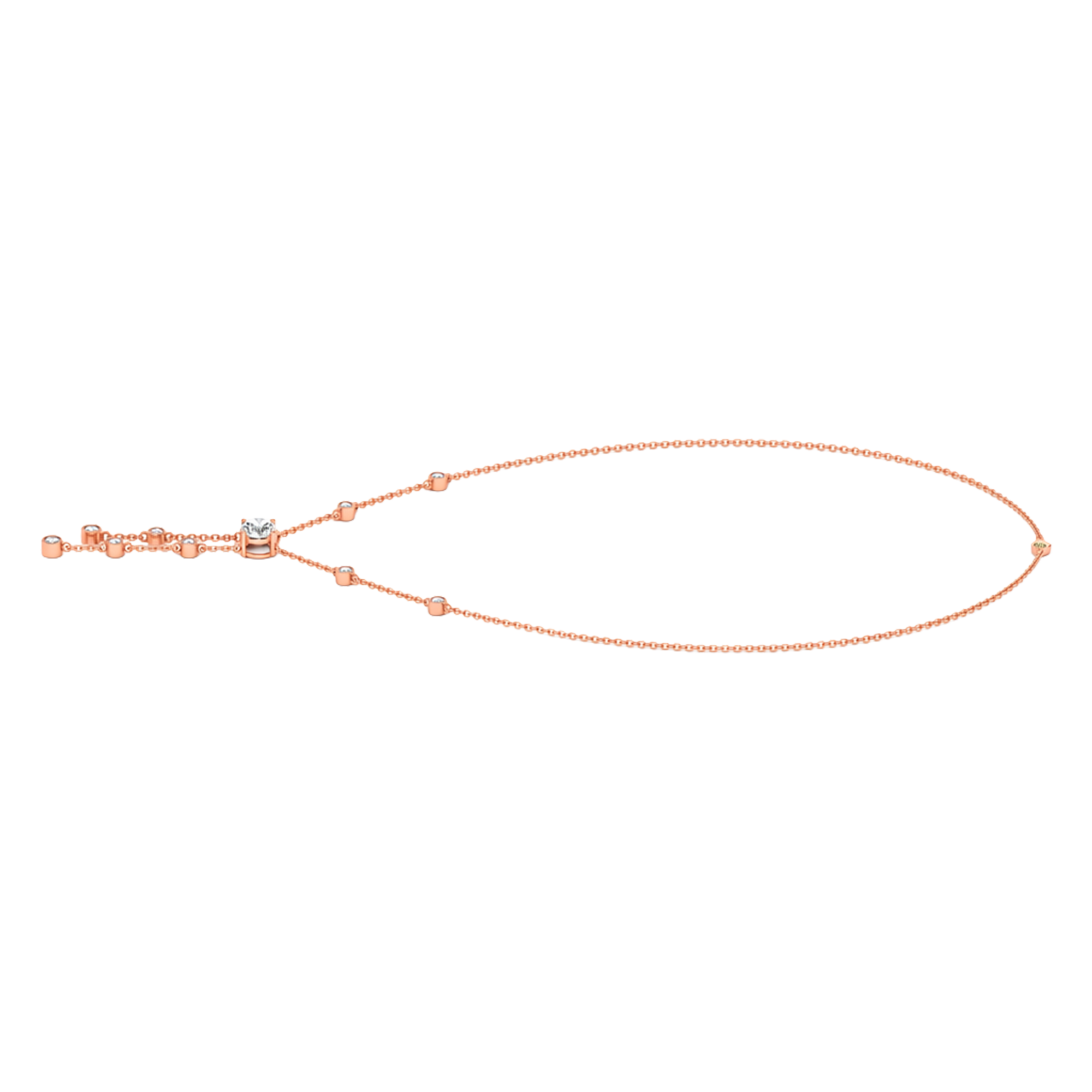 Jojo Diamanten Ketting Briljant - 3.3ct