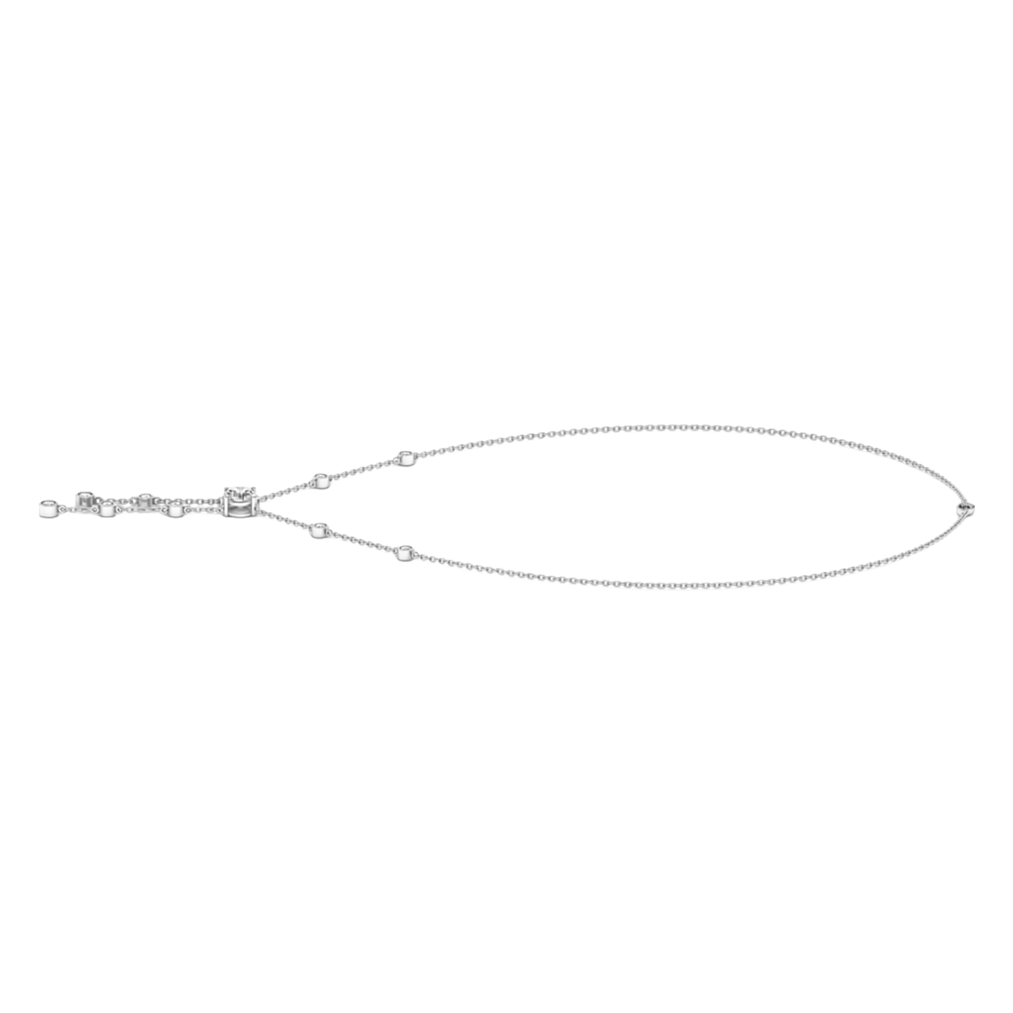 Jojo Diamanten Ketting Briljant - 3.3ct