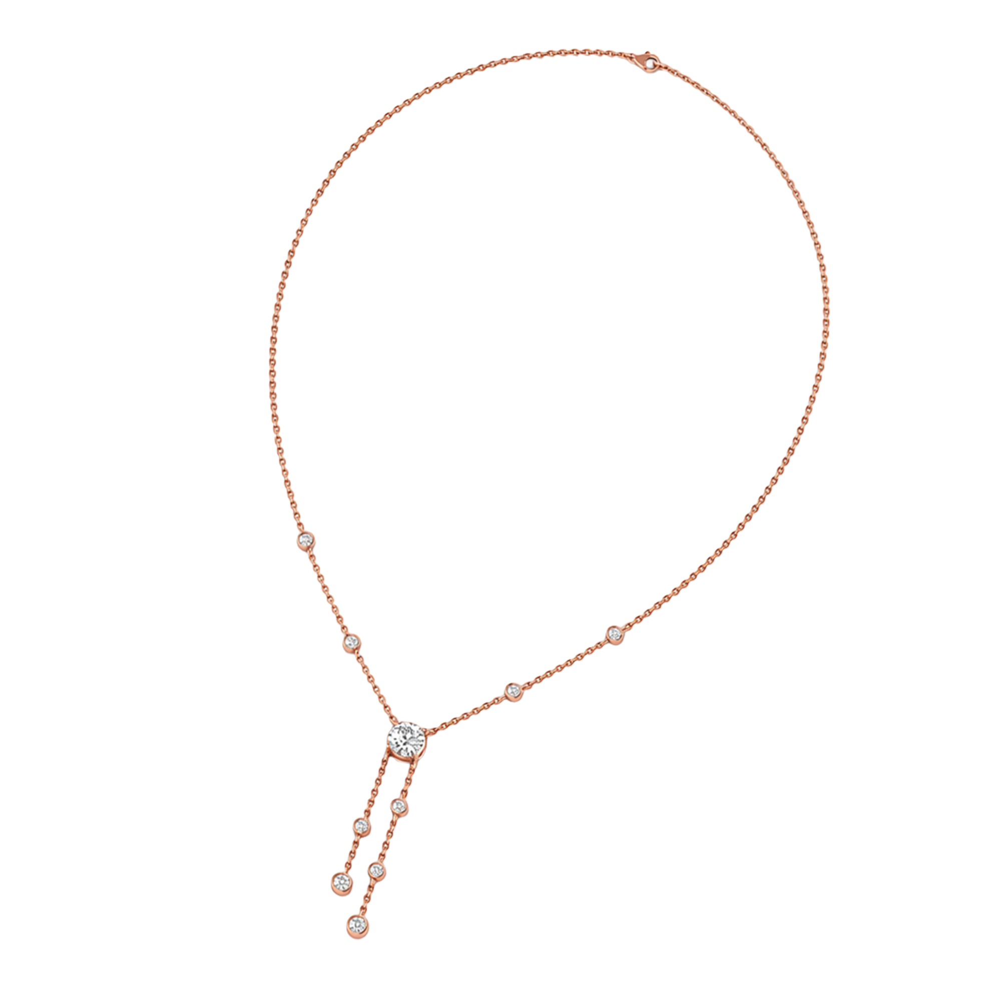 Jojo Diamanten Ketting Briljant - 3.3ct