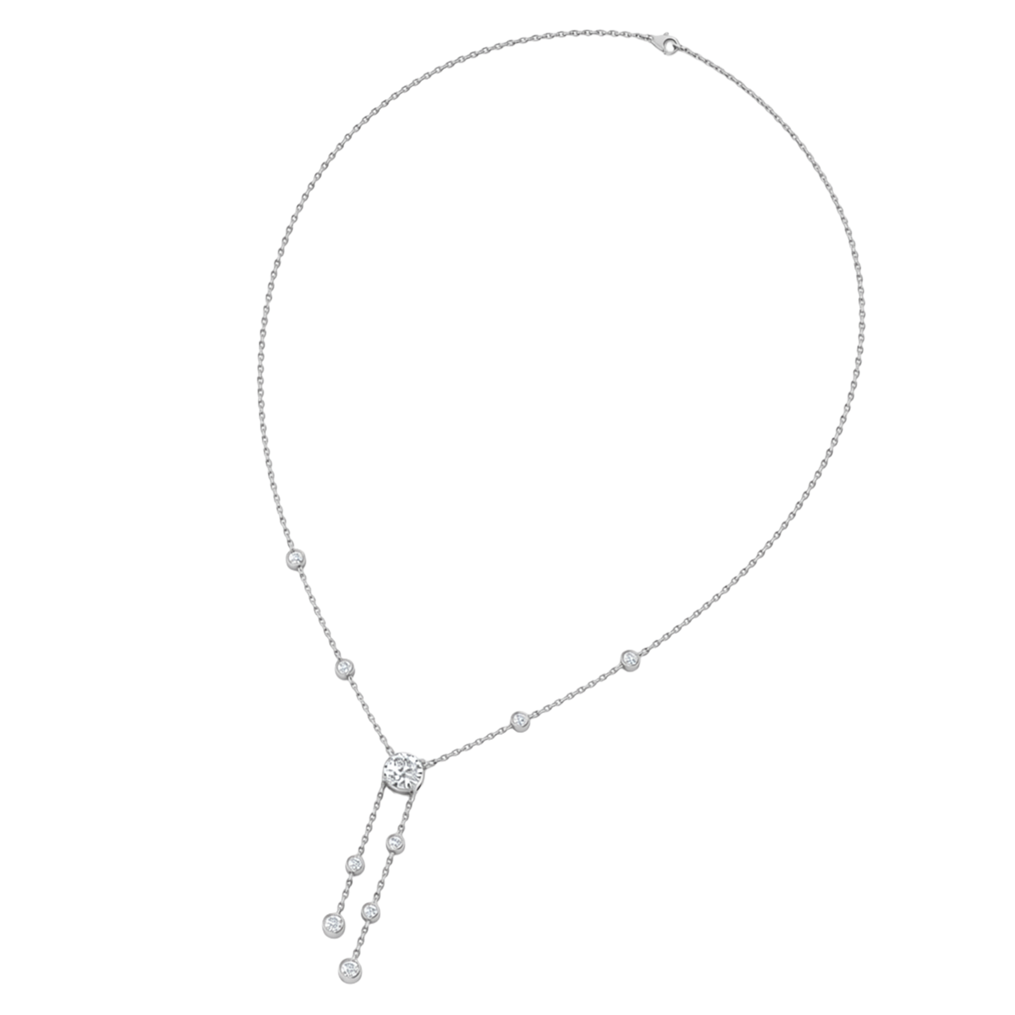 Jojo Diamanten Ketting Briljant - 3.3ct