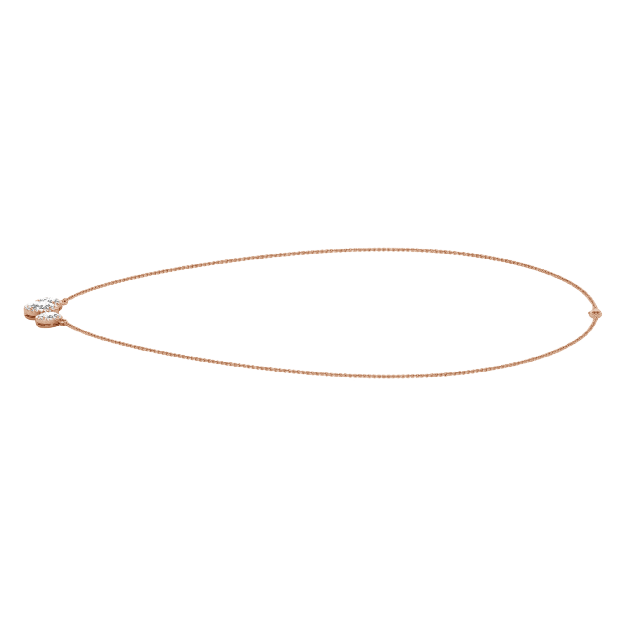 Jamie Diamanten Ketting Ovaal - 2.3ct