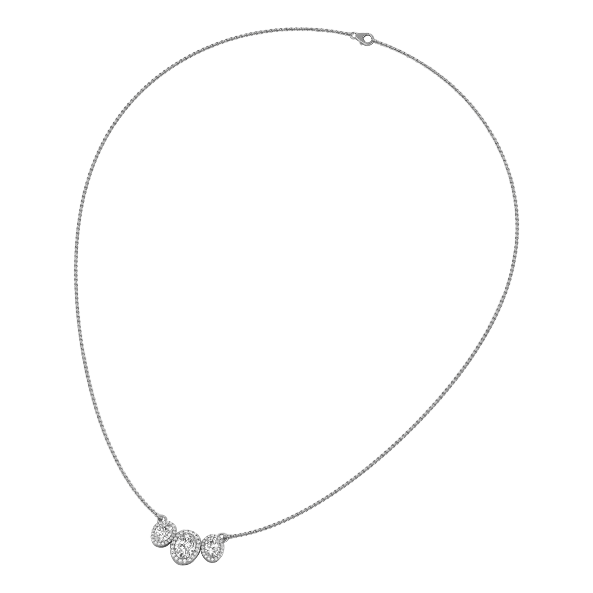 Jamie Diamanten Ketting Ovaal - 2.3ct