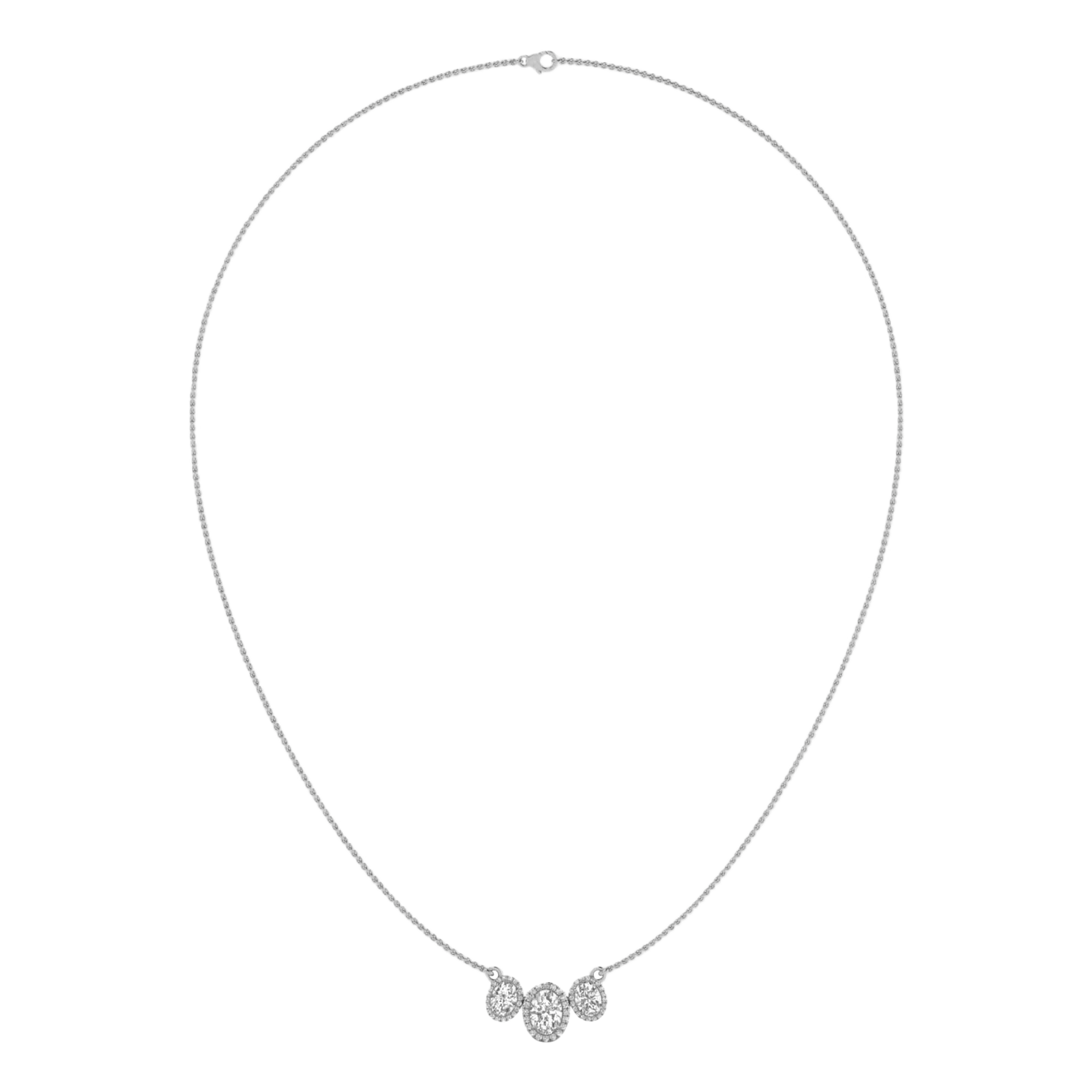 Jamie Diamanten Ketting Ovaal - 2.3ct