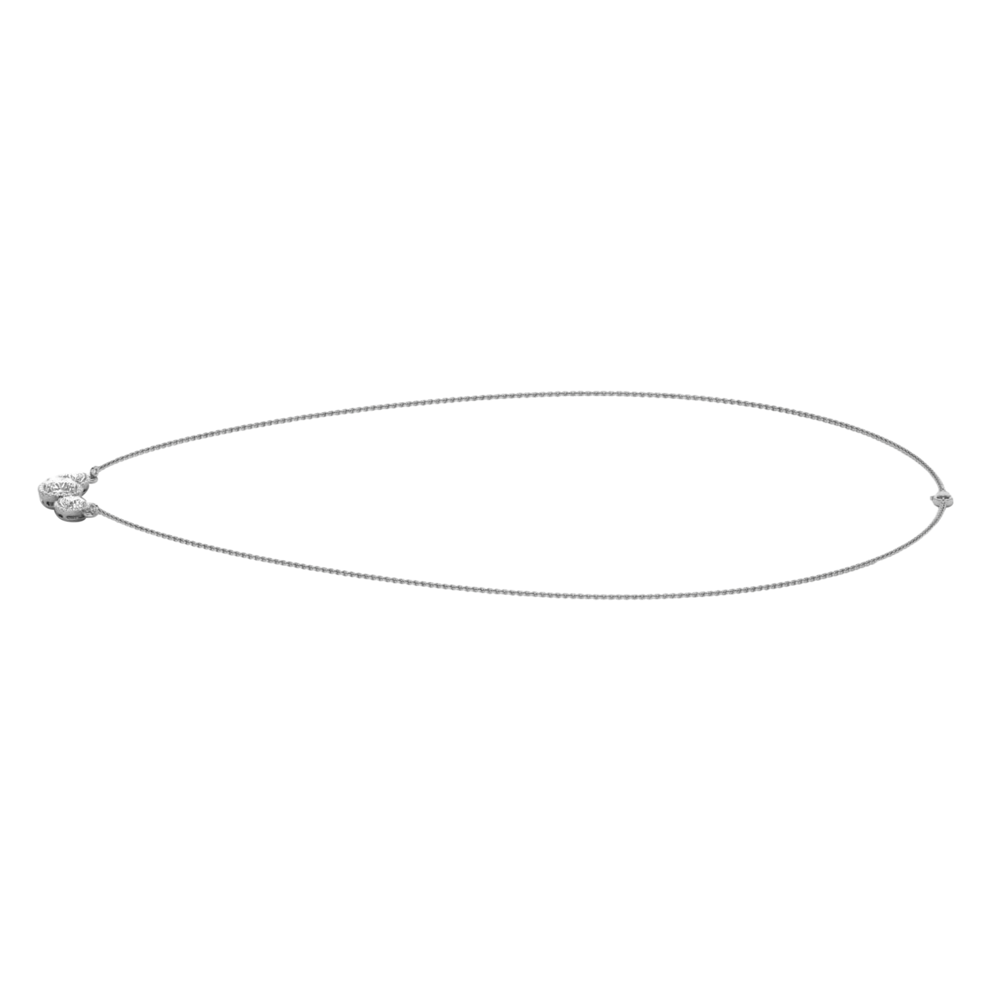 Jamie Diamanten Ketting Cushion - 2.2ct
