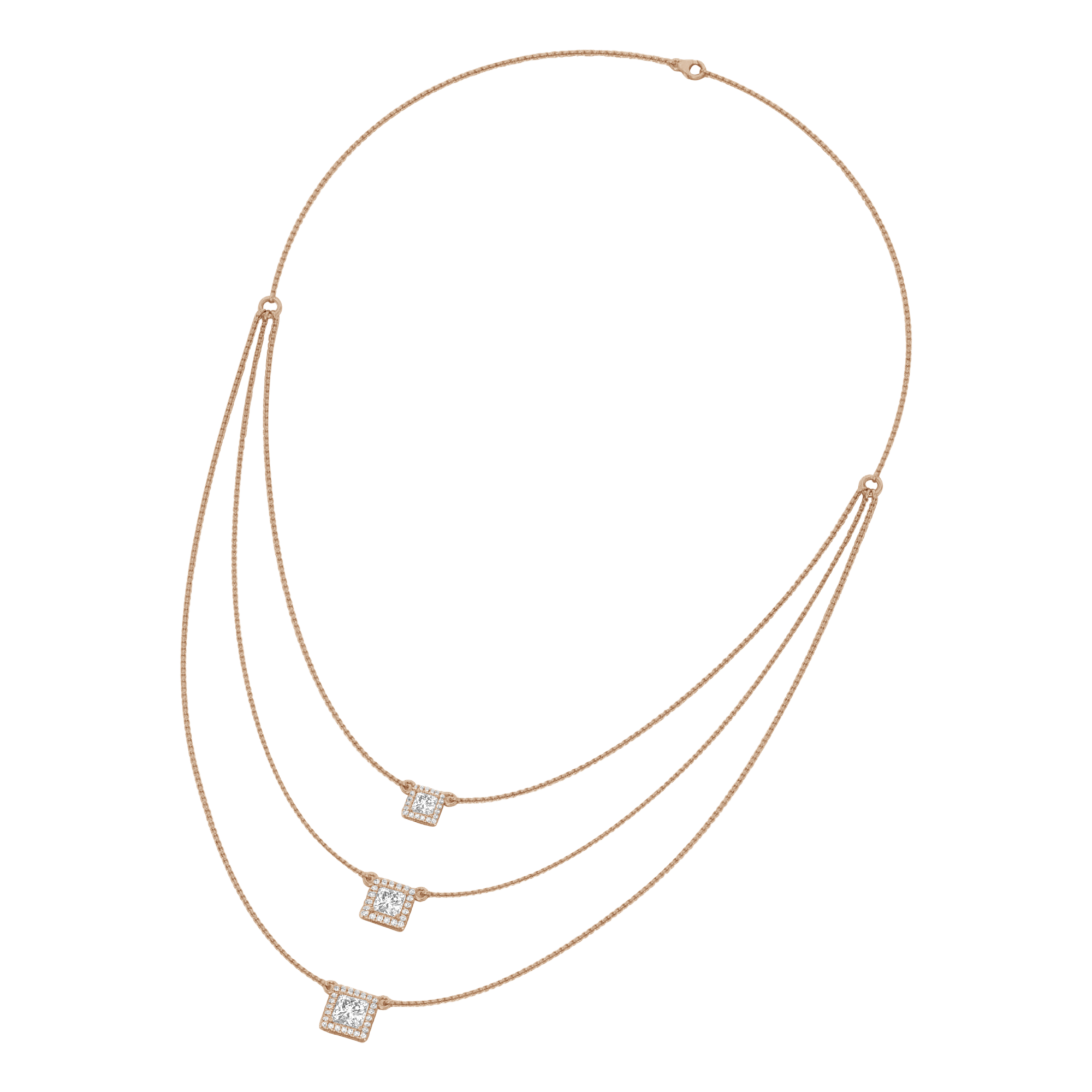 Jamie Diamanten Tennisketting Princess - 3.4ct
