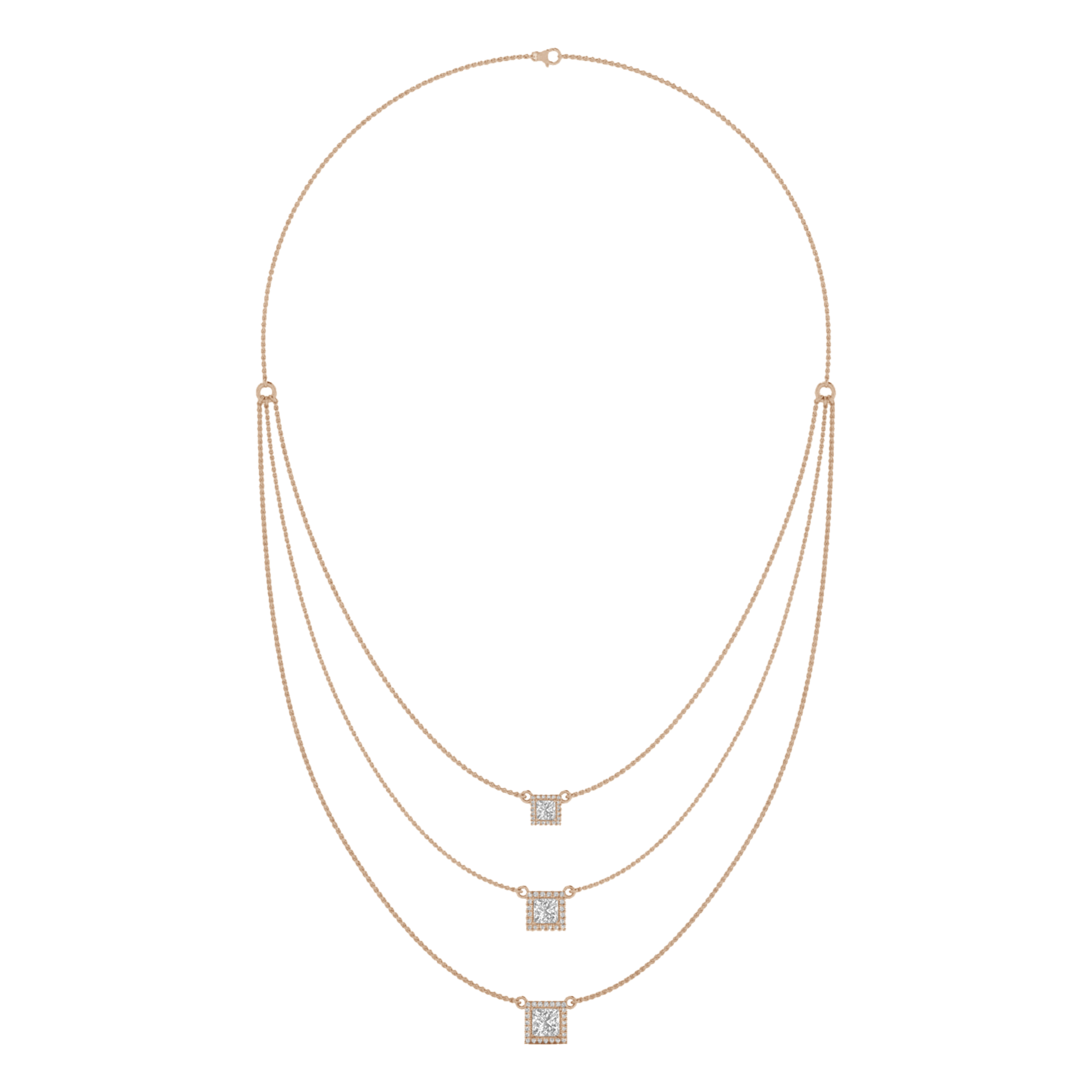 Jamie Diamanten Tennisketting Princess - 3.4ct