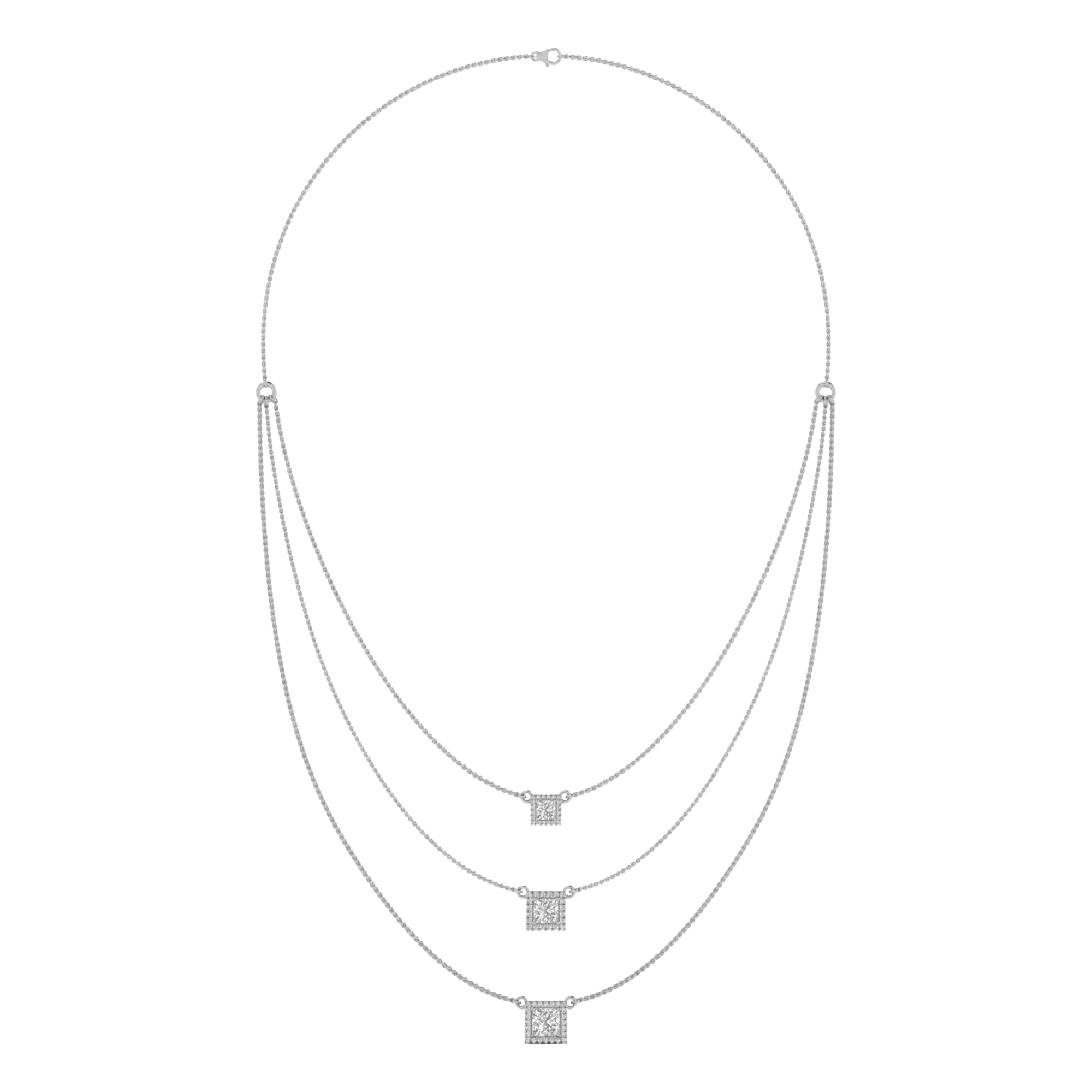 Jamie Diamanten Tennisketting Princess - 3.4ct