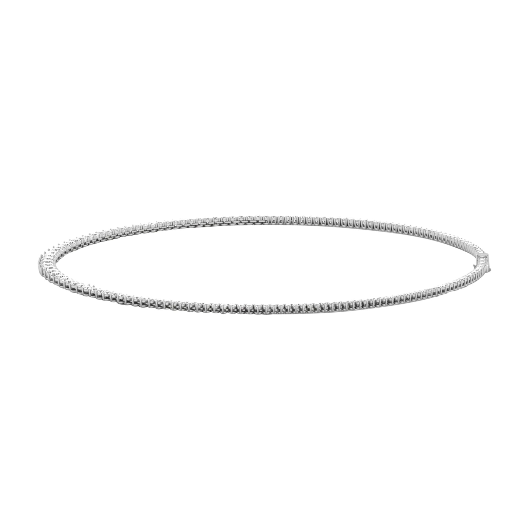 Esra Diamanten Tennisketting Briljant - 15ct