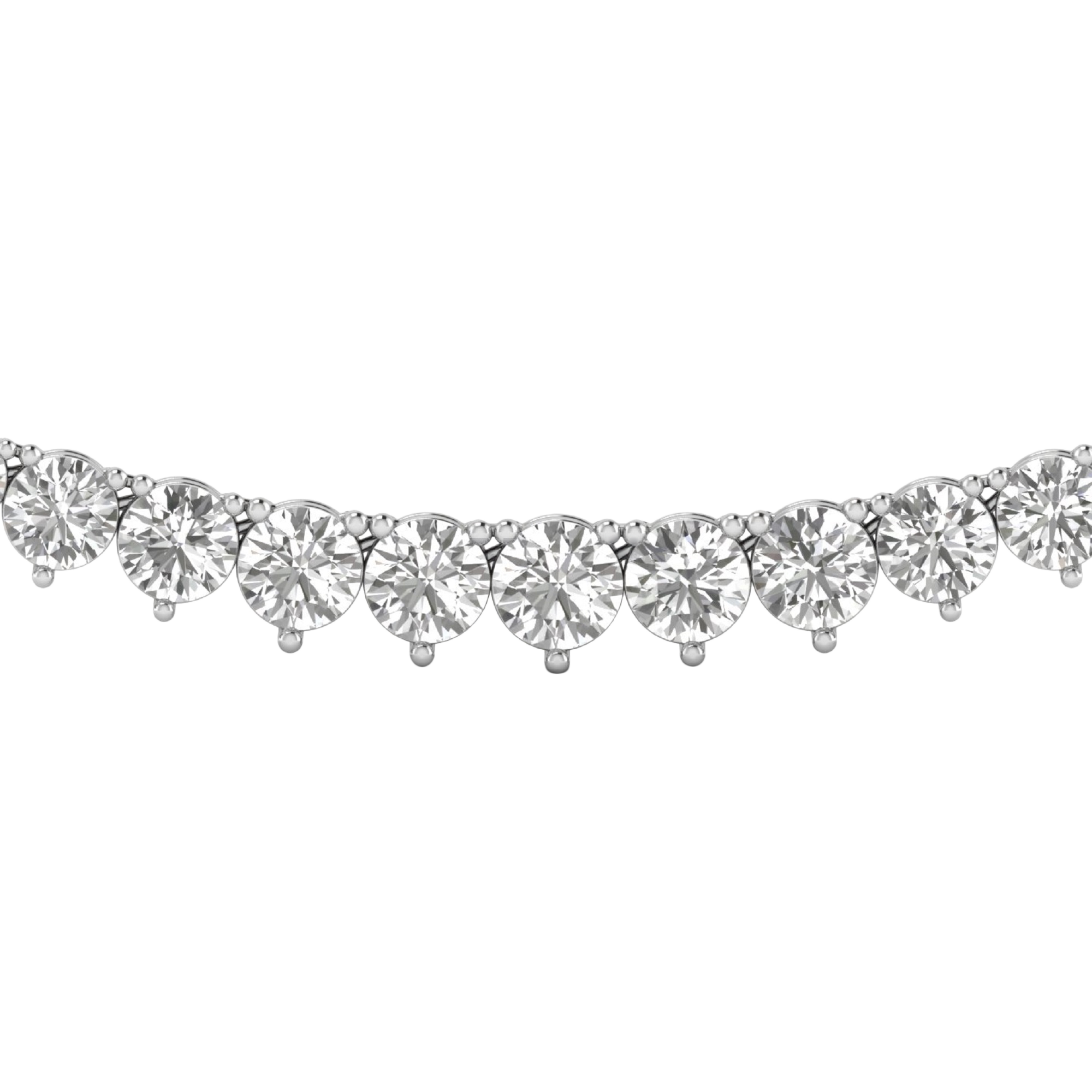 Esra Diamanten Tennisketting Briljant - 15ct