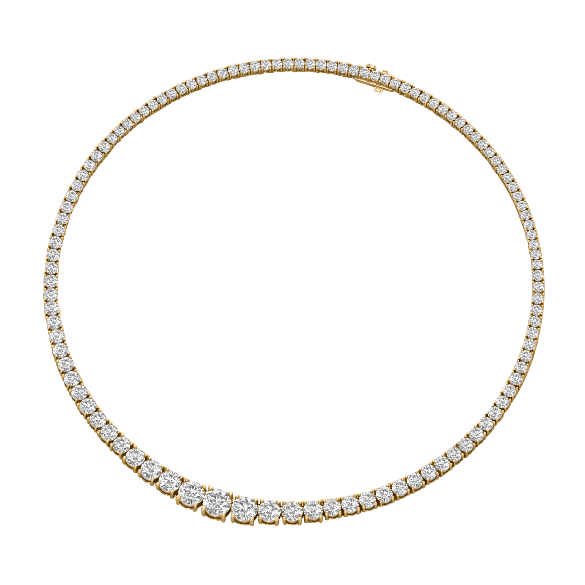 Lana Diamanten Tennisketting Briljant - 28.7ct