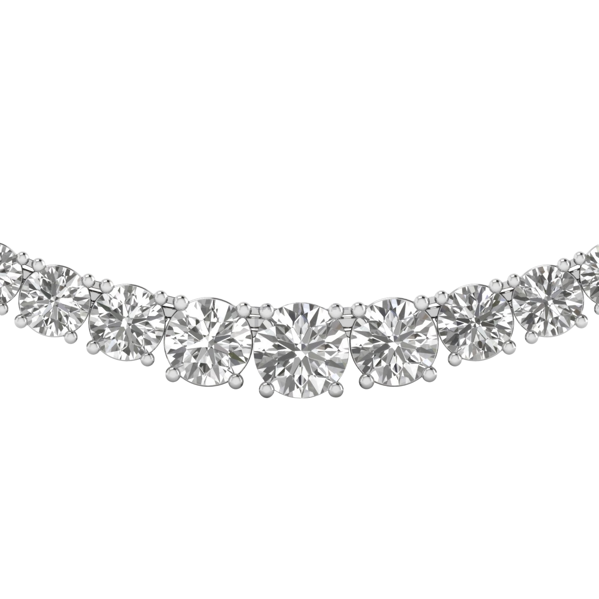 Lana Diamanten Tennisketting Briljant - 28.7ct