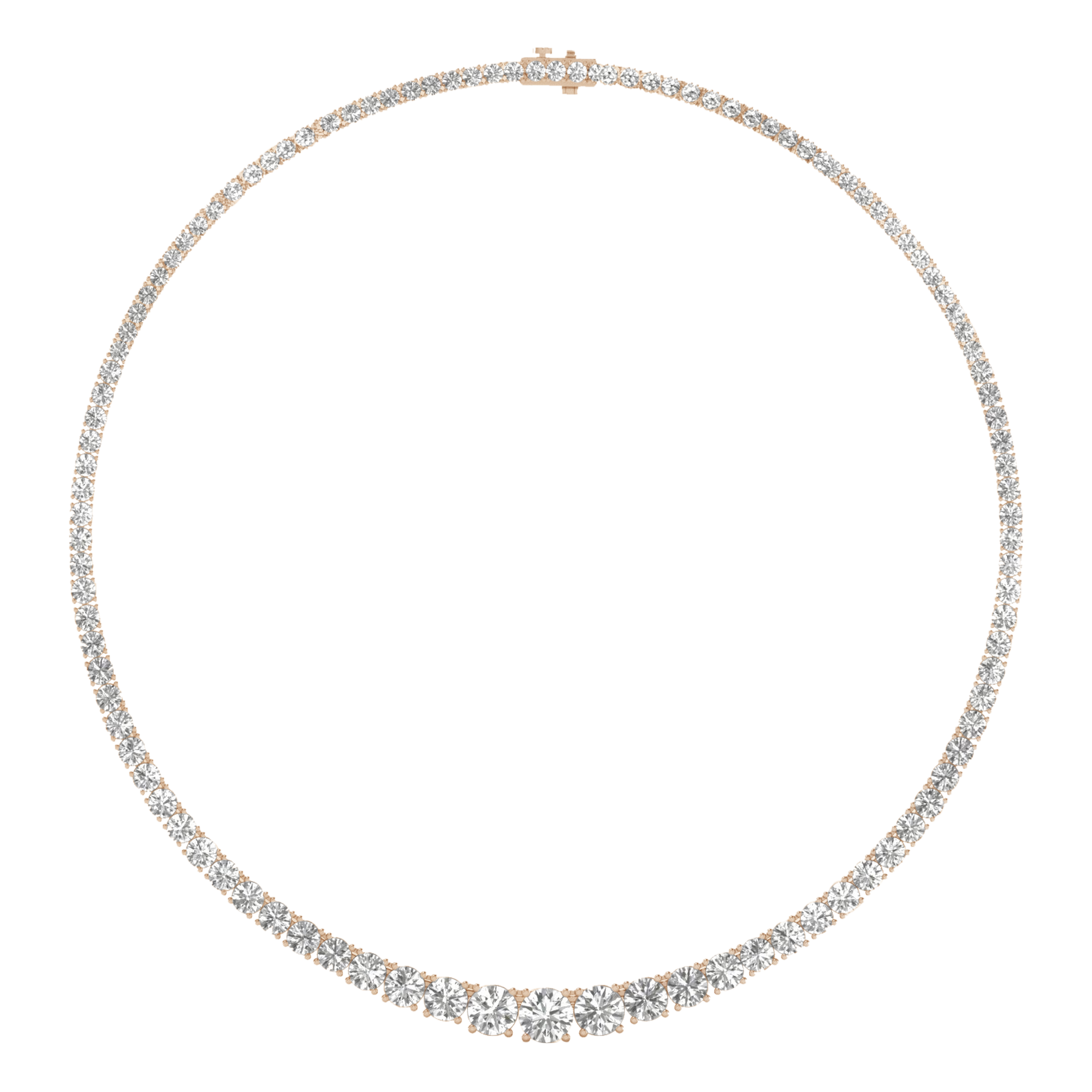 Lana Diamanten Tennisketting Briljant - 28.7ct