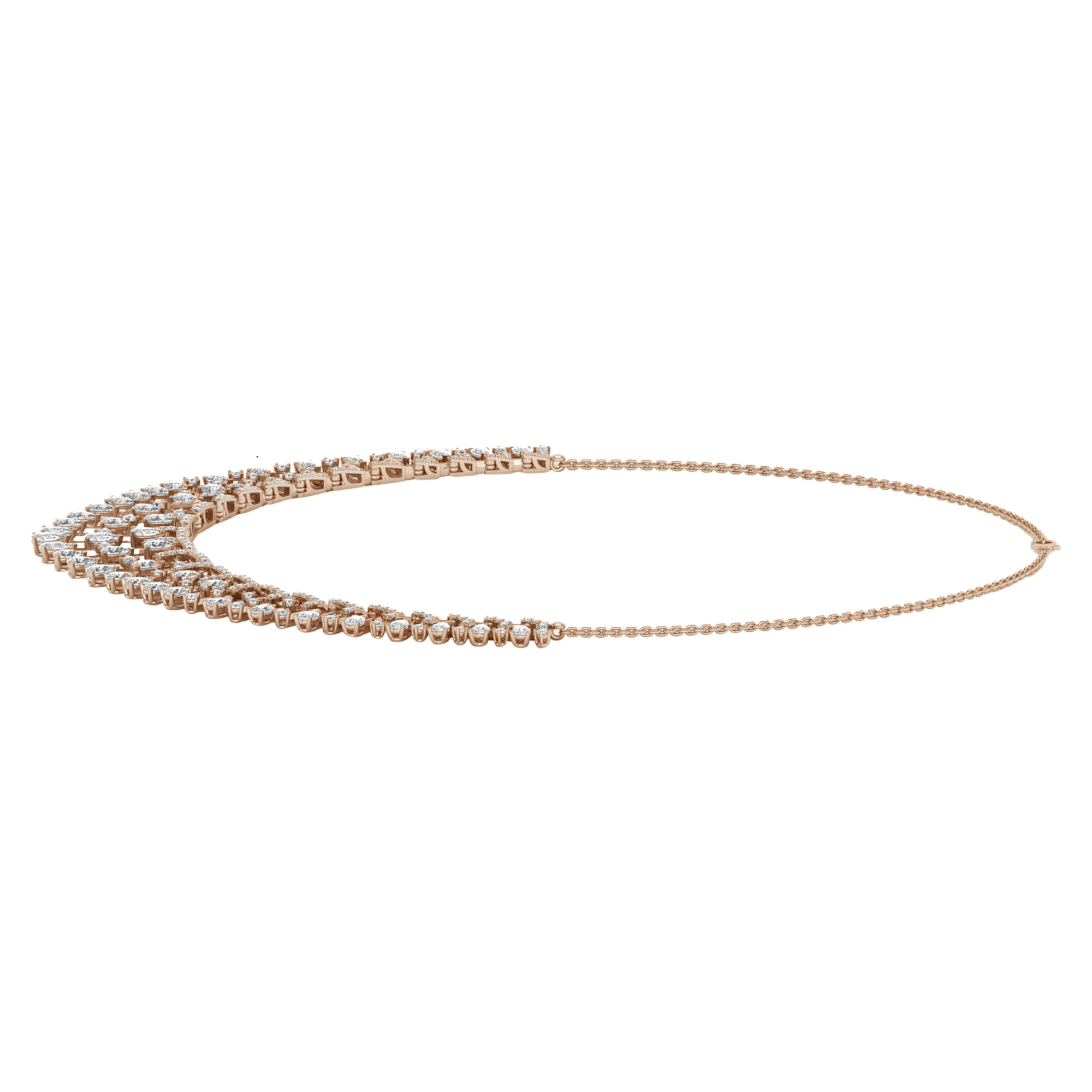 Cisca Diamanten Ketting Peer - 8.9ct