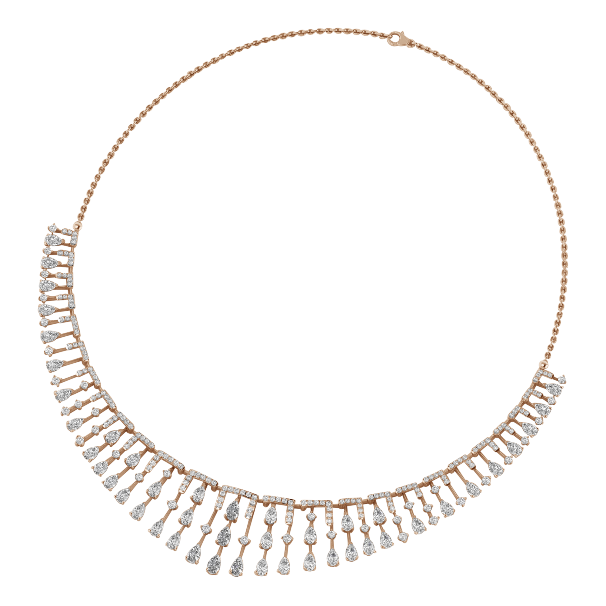 Cisca Diamanten Ketting Peer - 8.9ct