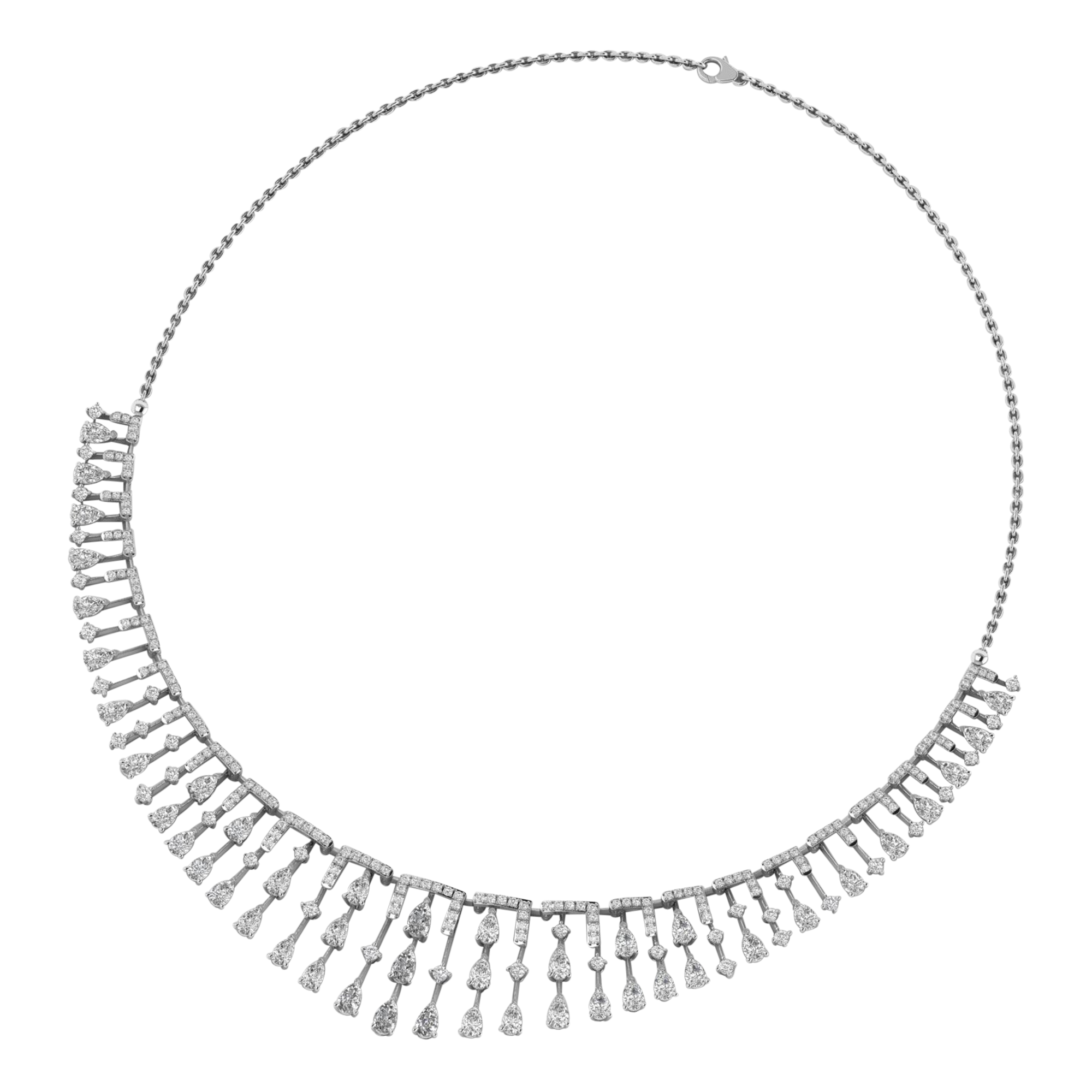 Cisca Diamanten Ketting Peer - 8.9ct