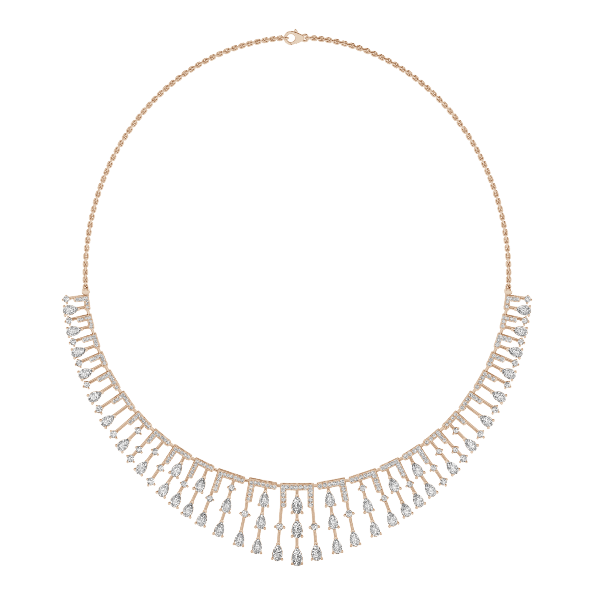 Cisca Diamanten Ketting Peer - 8.9ct