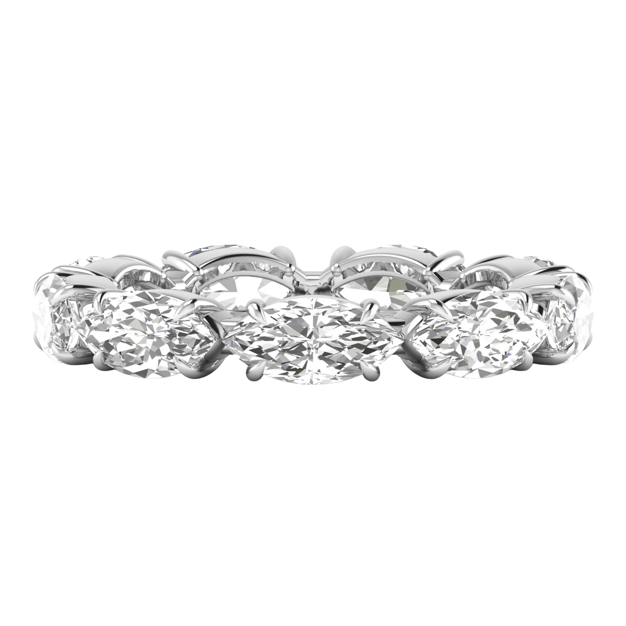 Marquise eternity ring 2,97 karaat volledig rondom gezet