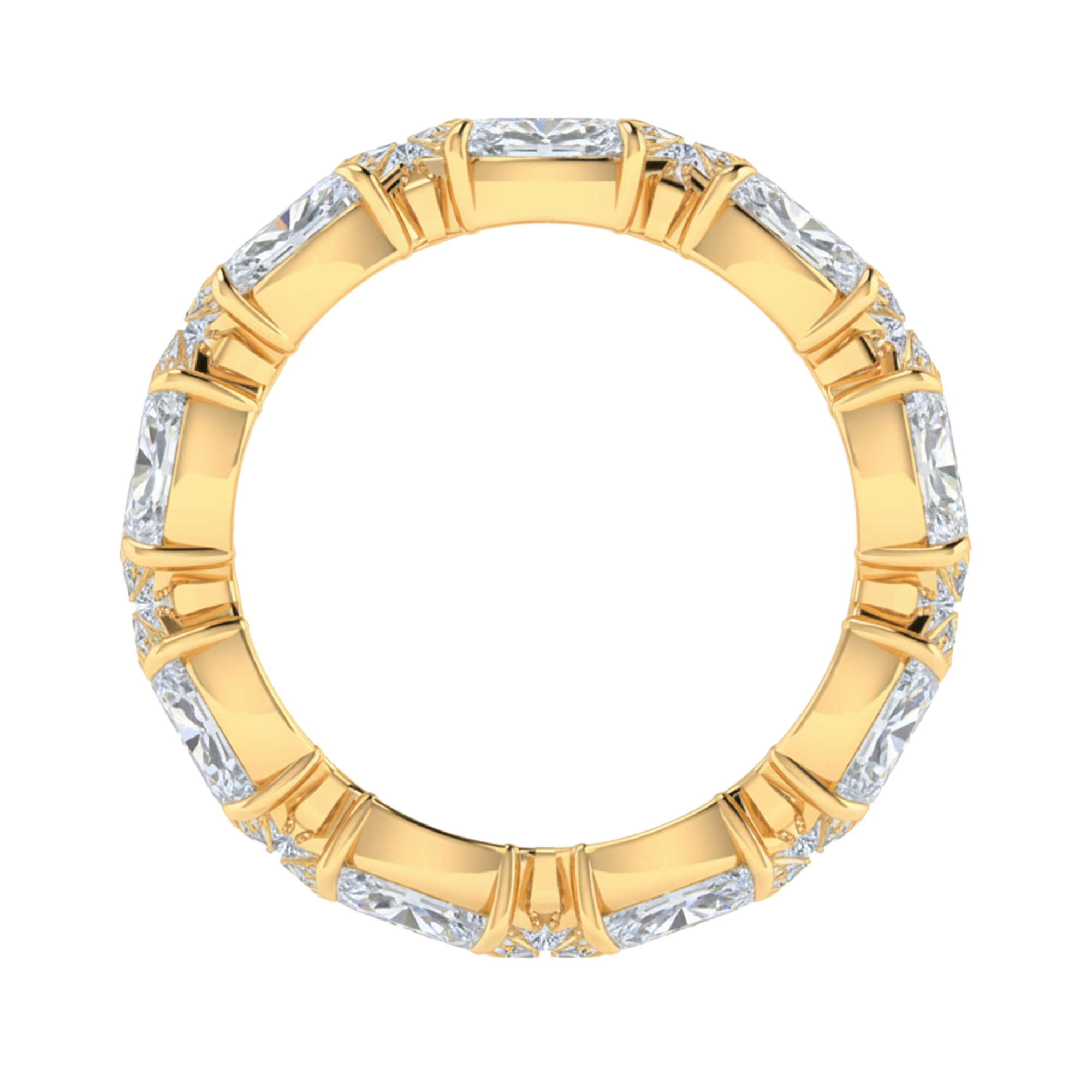 Marquise eternity ring 2,97 karaat volledig rondom gezet
