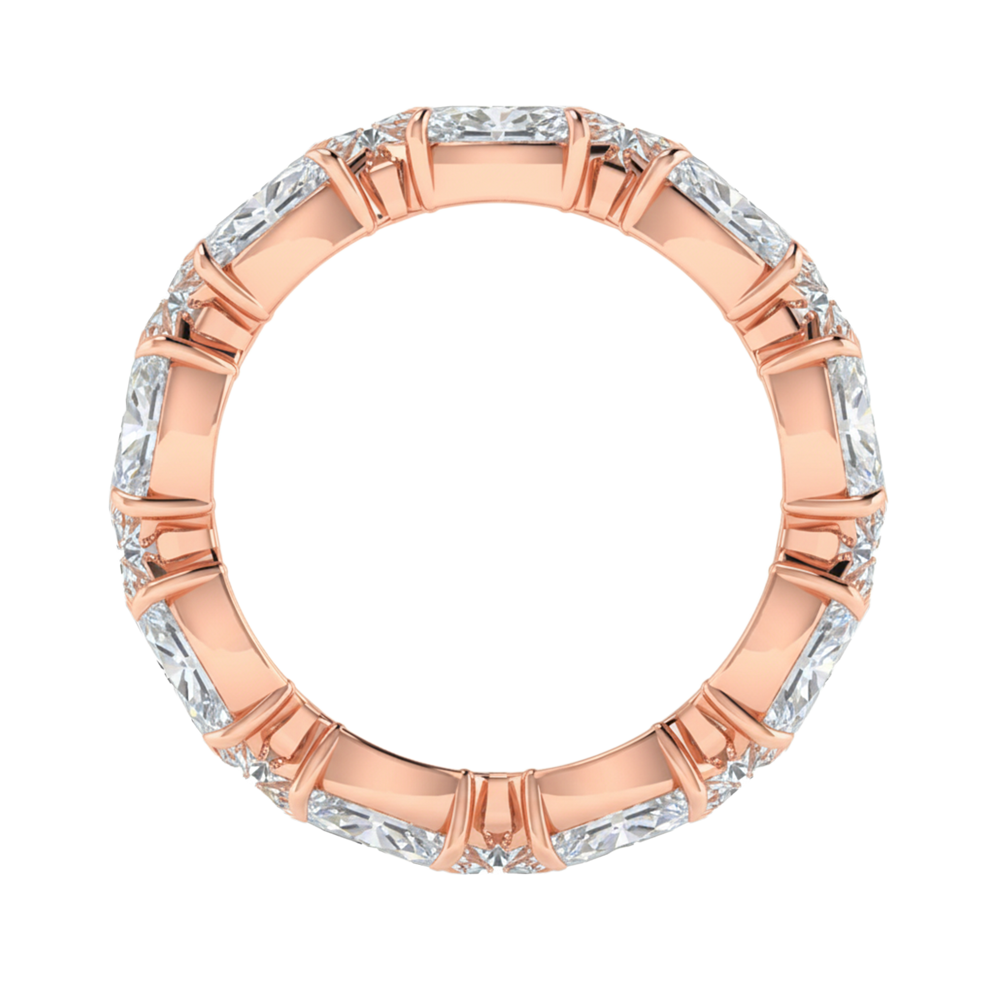 Marquise eternity ring 2,97 karaat volledig rondom gezet