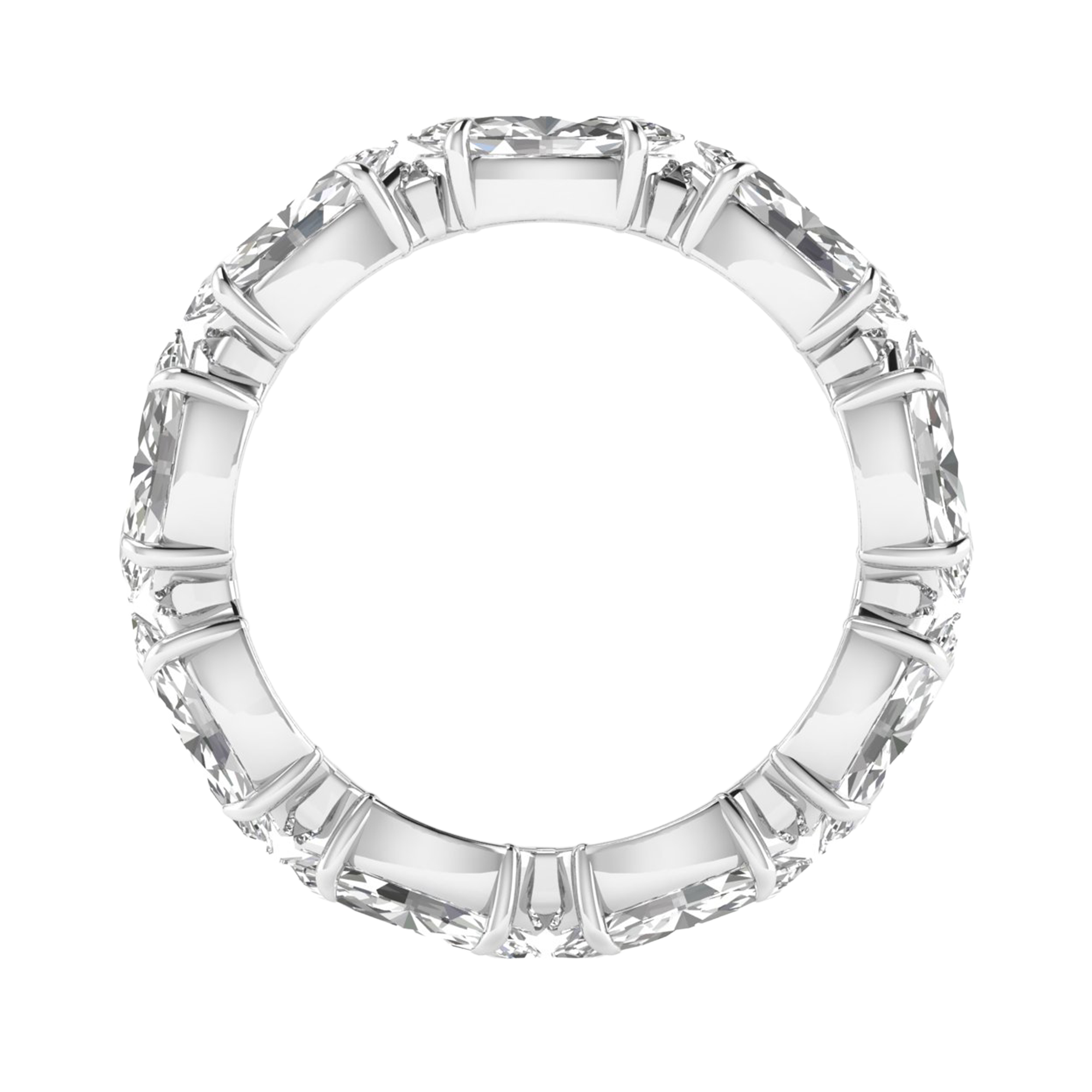 Marquise eternity ring 2,97 karaat volledig rondom gezet