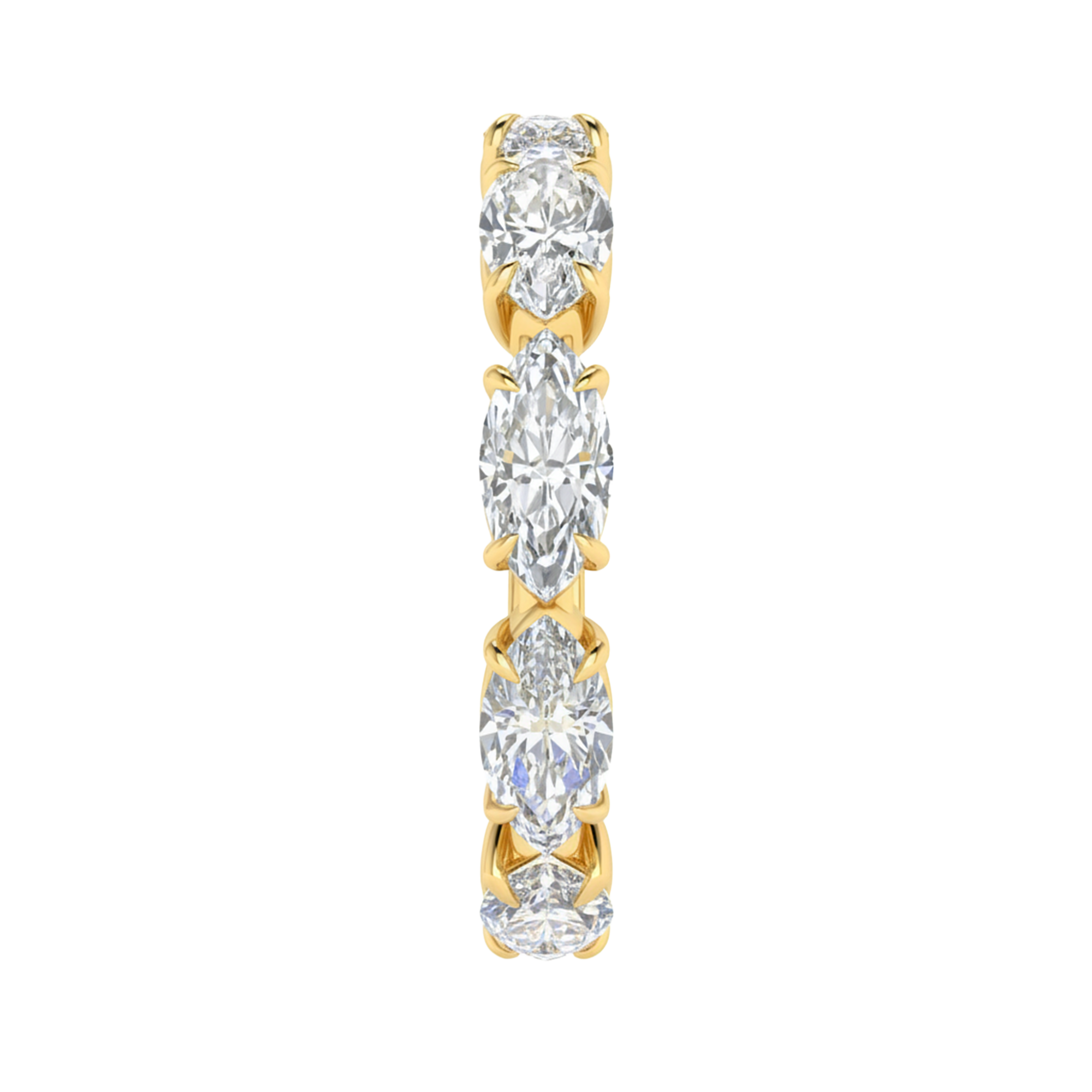Marquise eternity ring 2,97 karaat volledig rondom gezet
