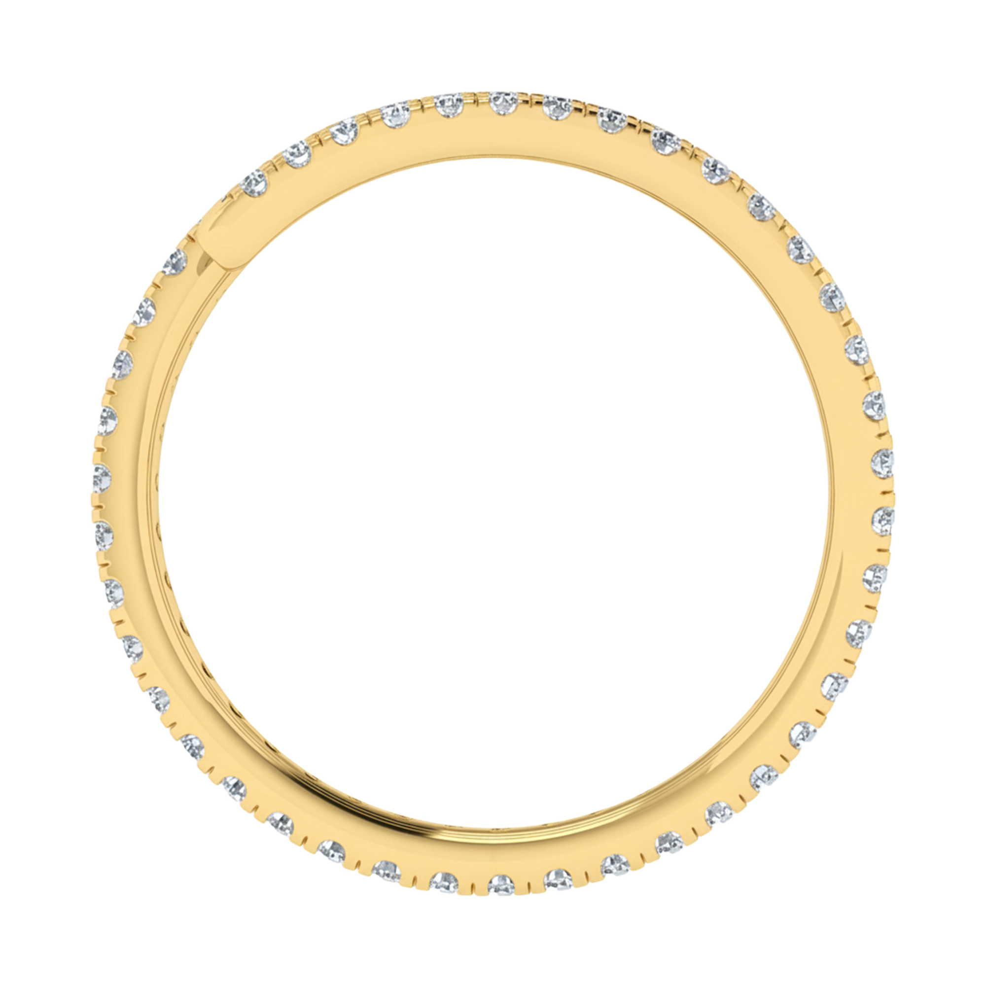 Spiral pavé ring met ronde diamanten 1.3 karaat