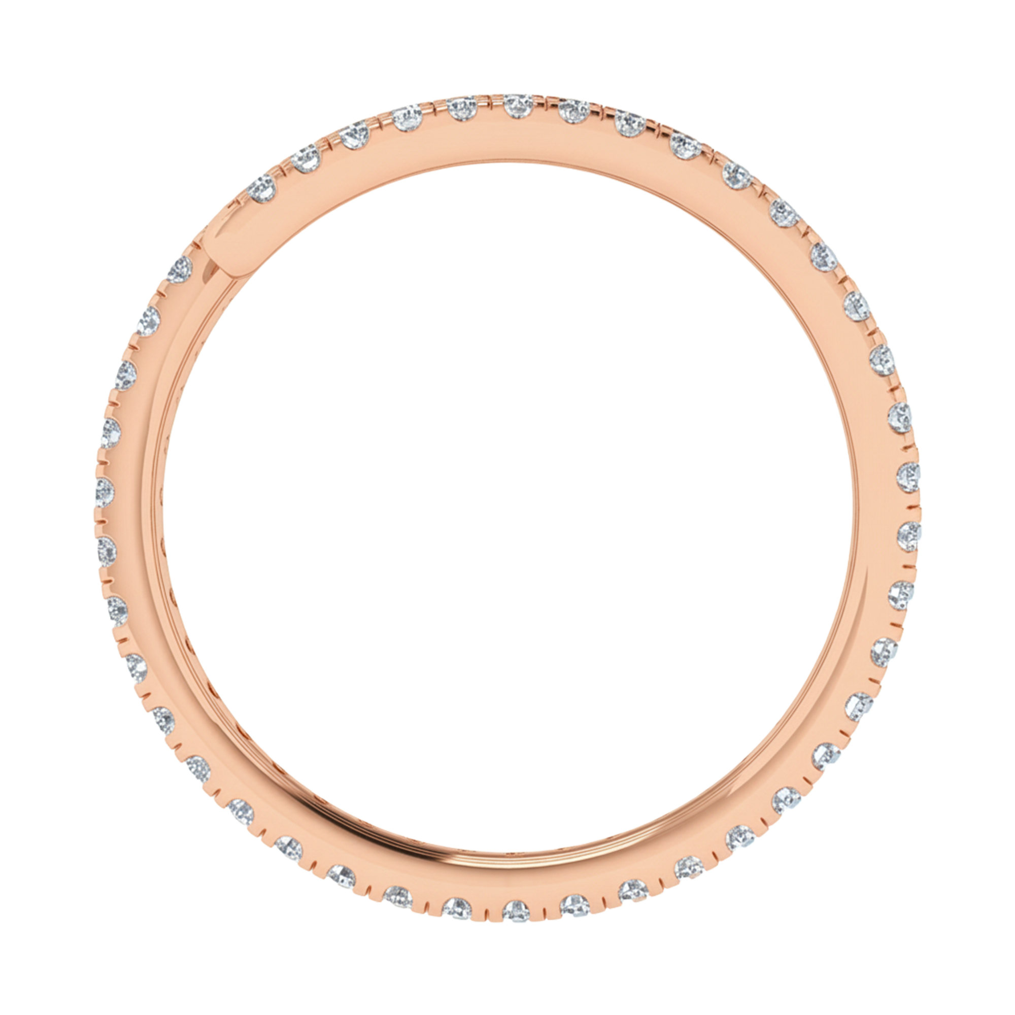 Spiral pavé ring met ronde diamanten 1.3 karaat