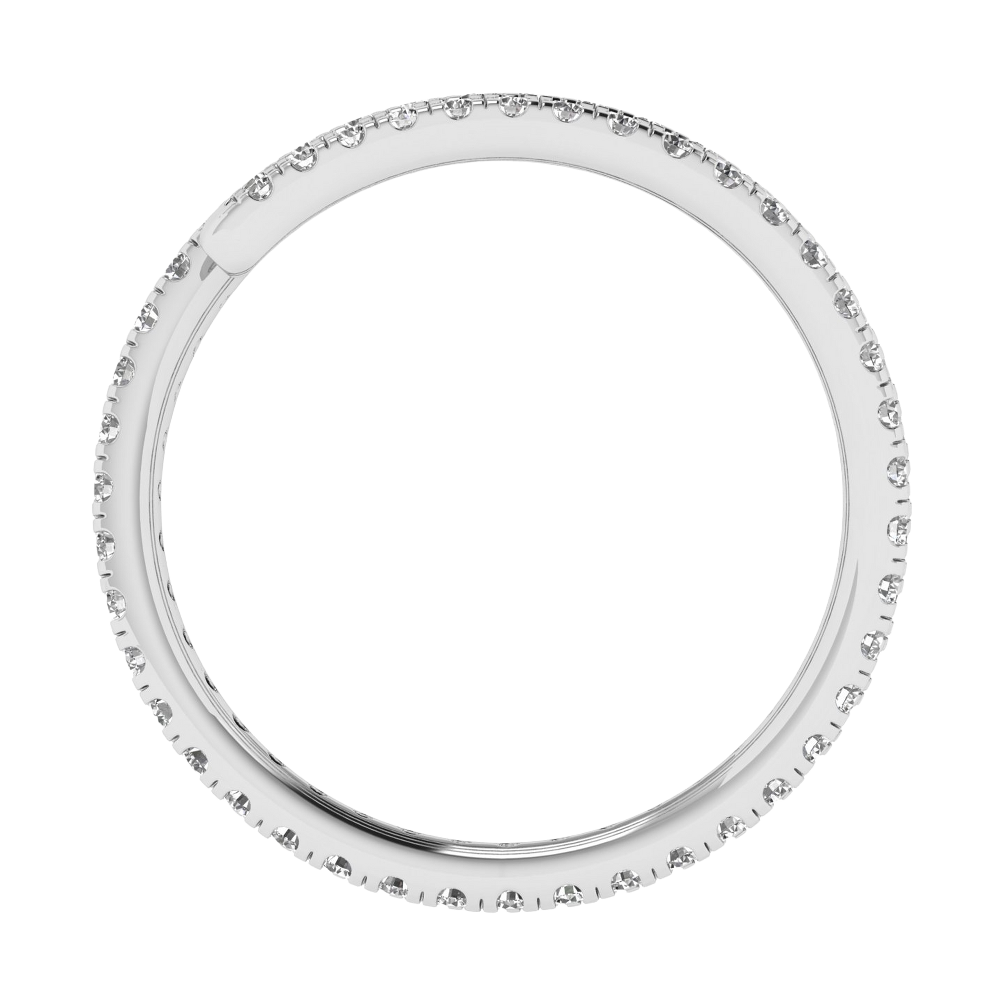 Spiral pavé ring met ronde diamanten 1.3 karaat