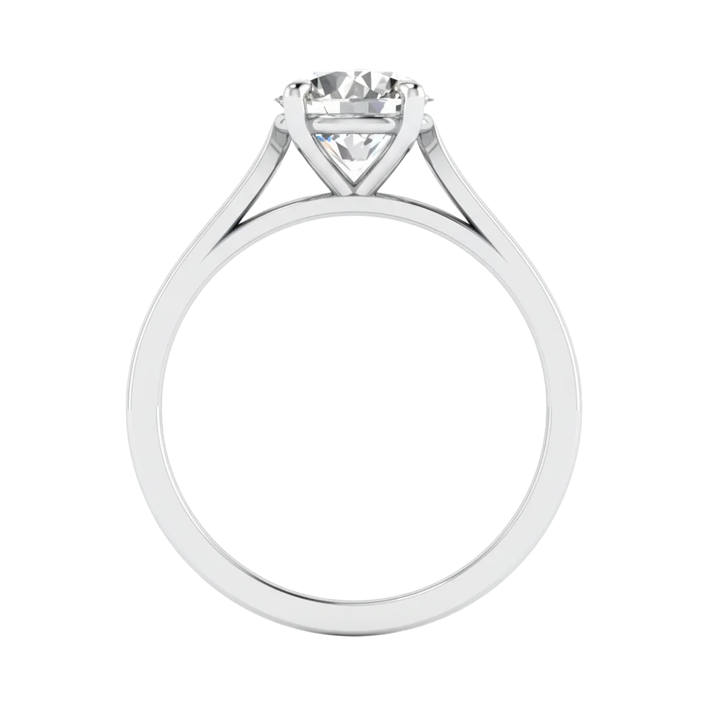 Solitaire 4 prong ronde diamant ring beschikbaar in 0.25 tot 5 karaat