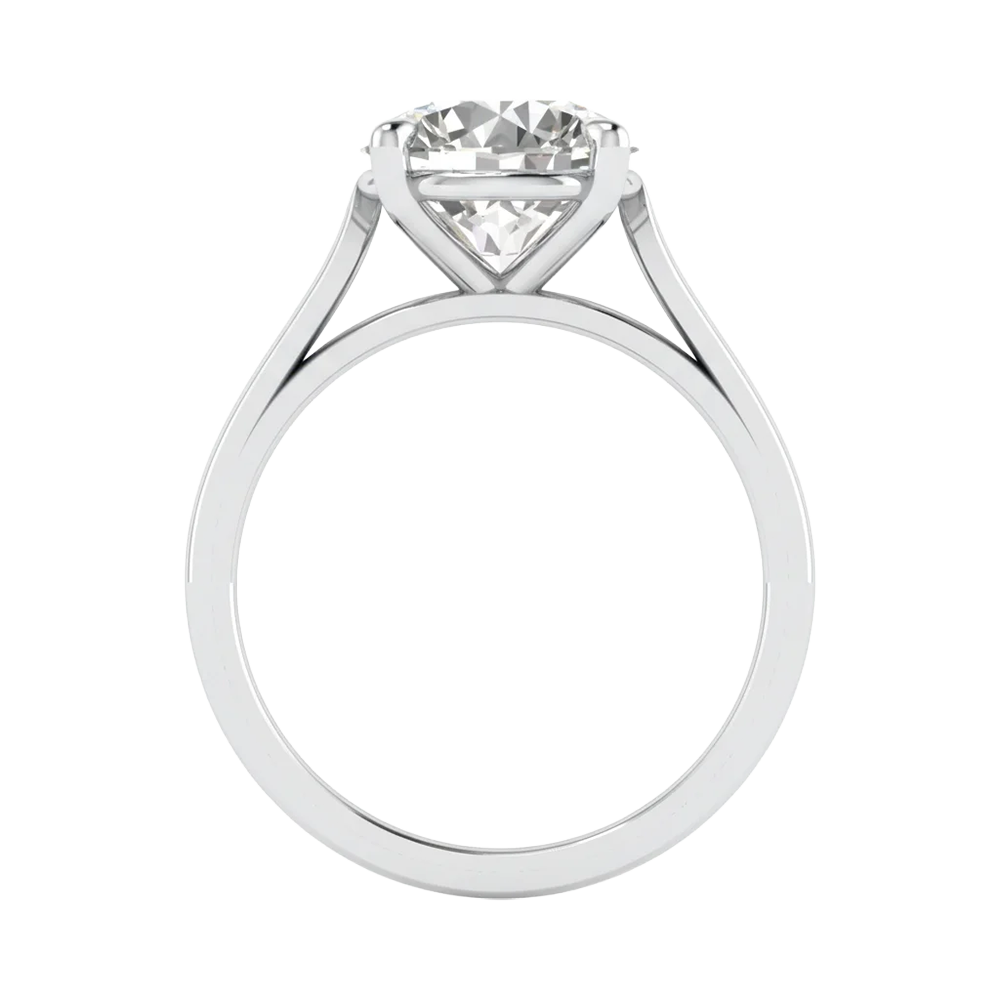 Solitaire 4 prong ronde diamant ring beschikbaar in 0.25 tot 5 karaat