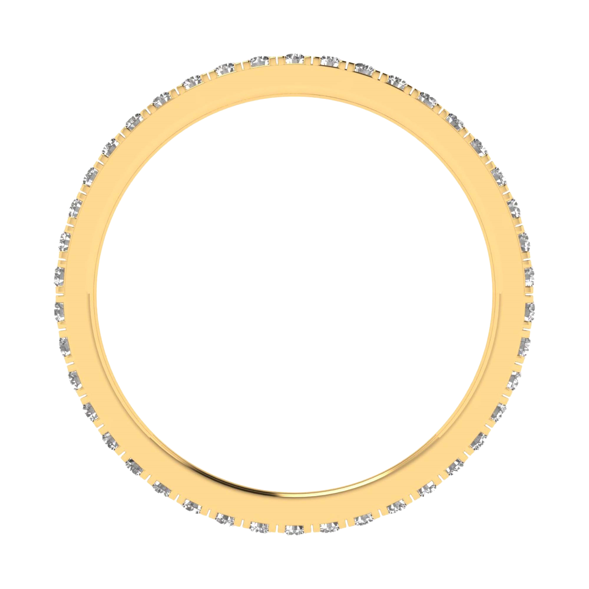 Ronde eternity ring 0,42 karaat volledig rondom gezet