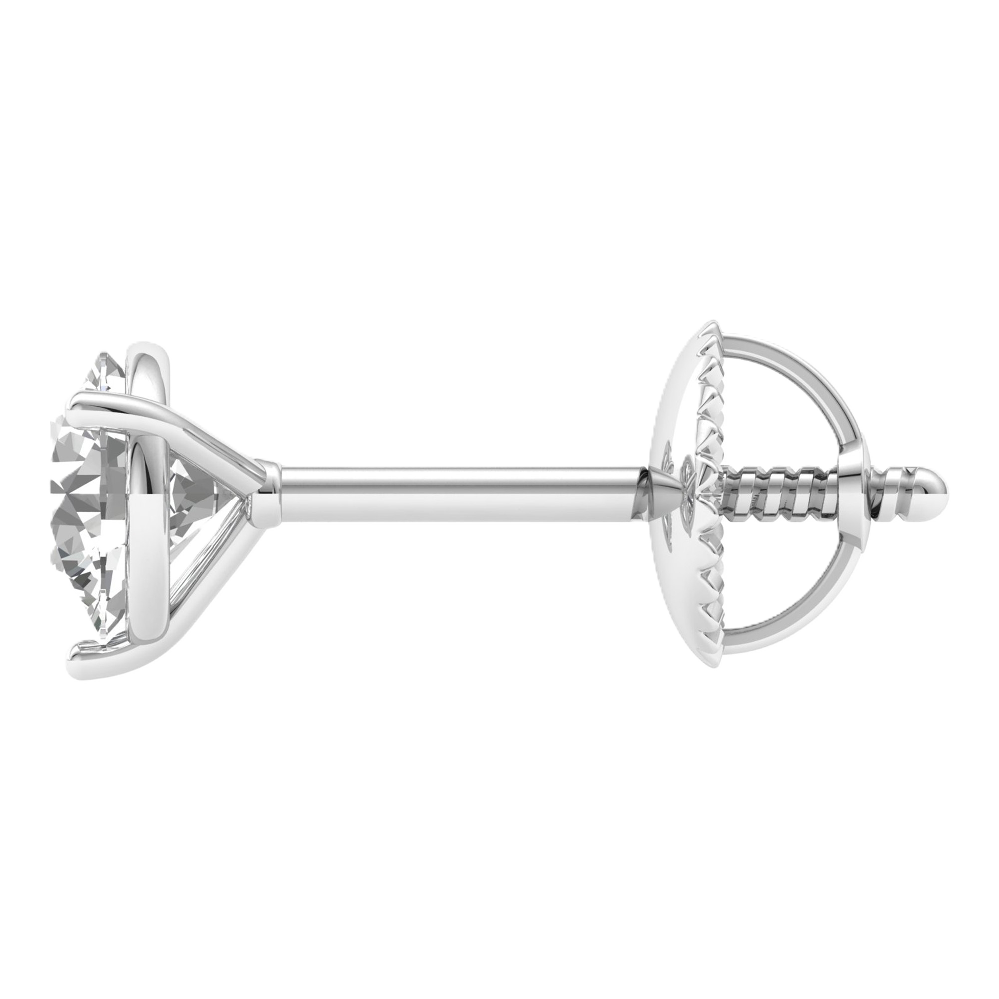 Oorbellen van 0.53 tot 4.04 karaat met hoofdsteen in vorm Rond - 185