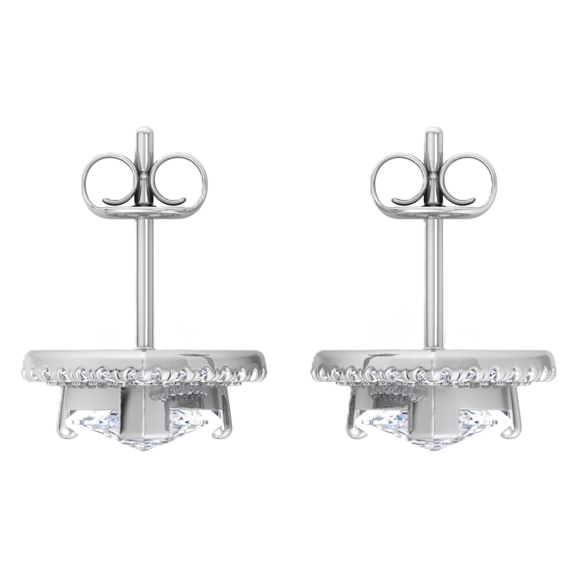 Oorbellen van 4.78 karaat met hoofdsteen in vorm Peer van 2,15 karaat - 217