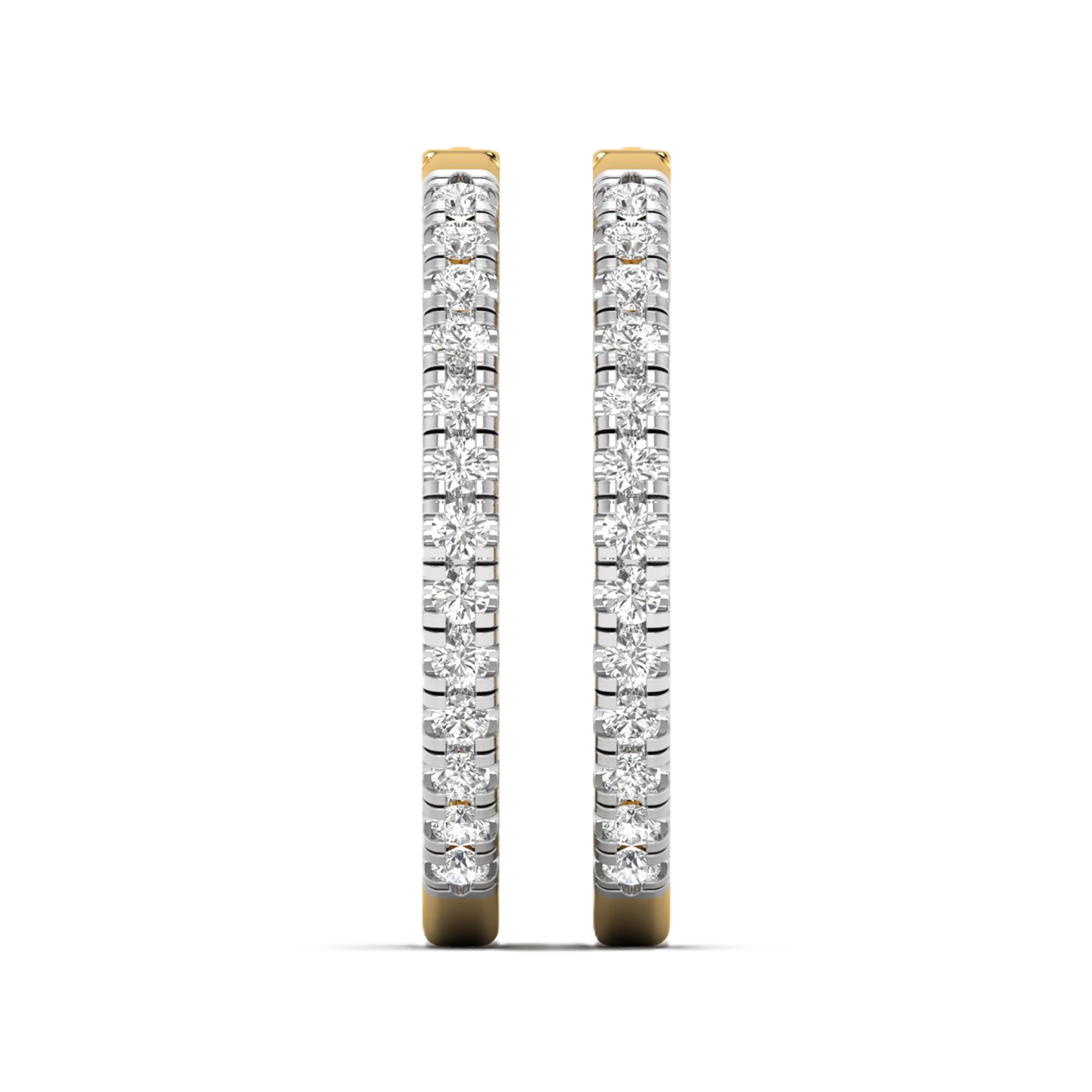 Oorbellen van 0.23 karaat met hoofdsteen in vorm Rond van 0,009 karaat - 515