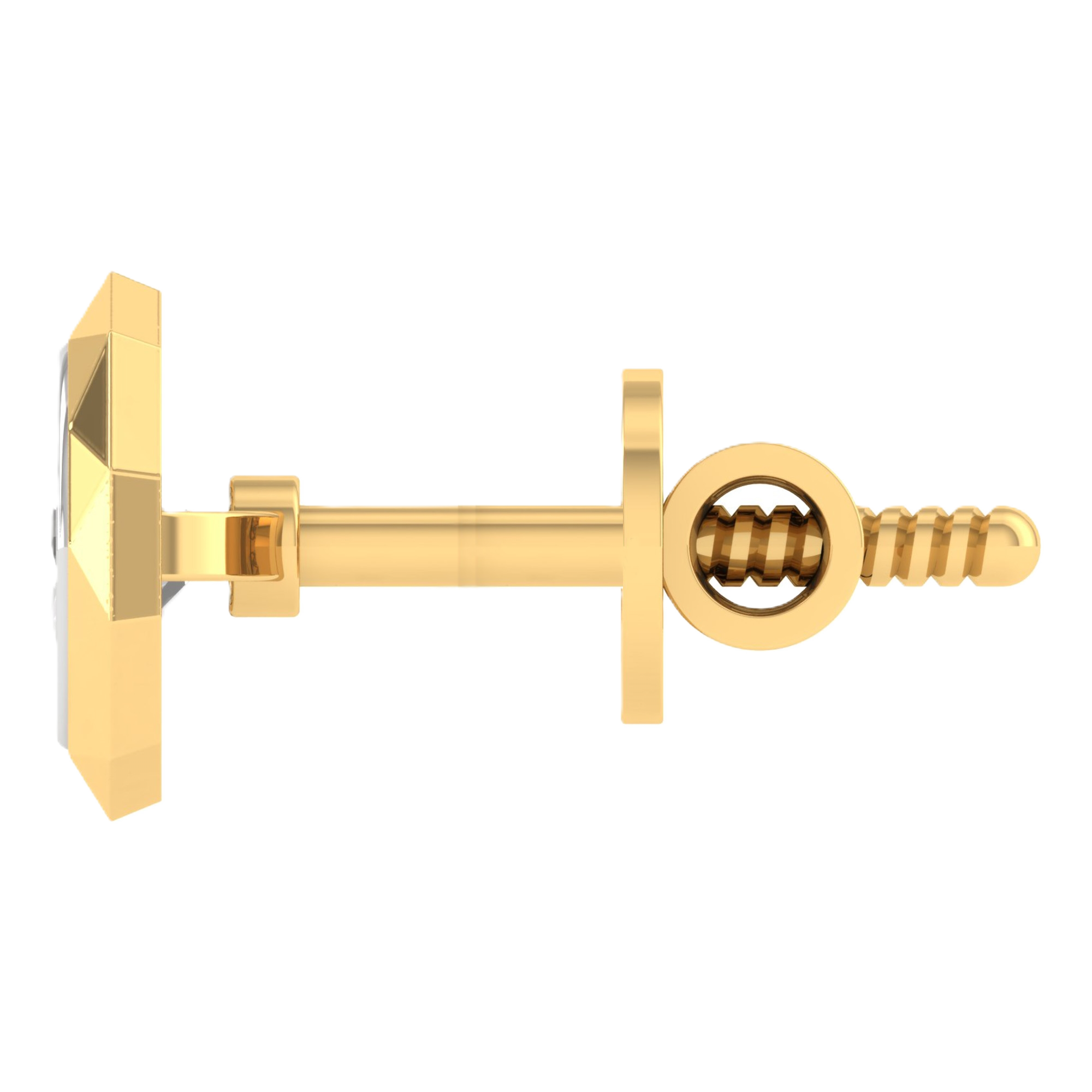 Oorbellen van 0.5 tot 2 karaat met hoofdsteen in vorm Ovaal - 015