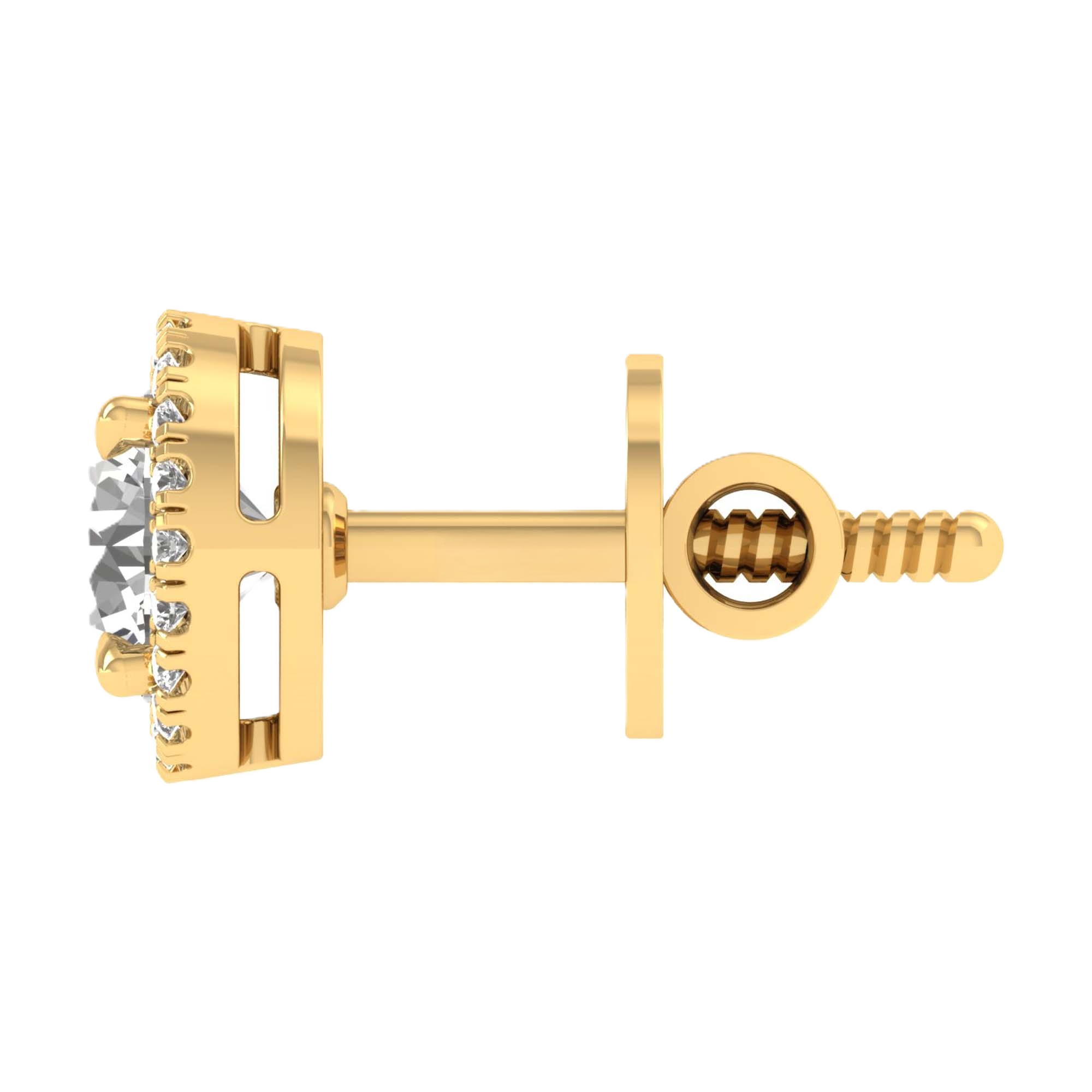Oorbellen van 1.16 tot 5.52 karaat met hoofdsteen in vorm Rond - 197