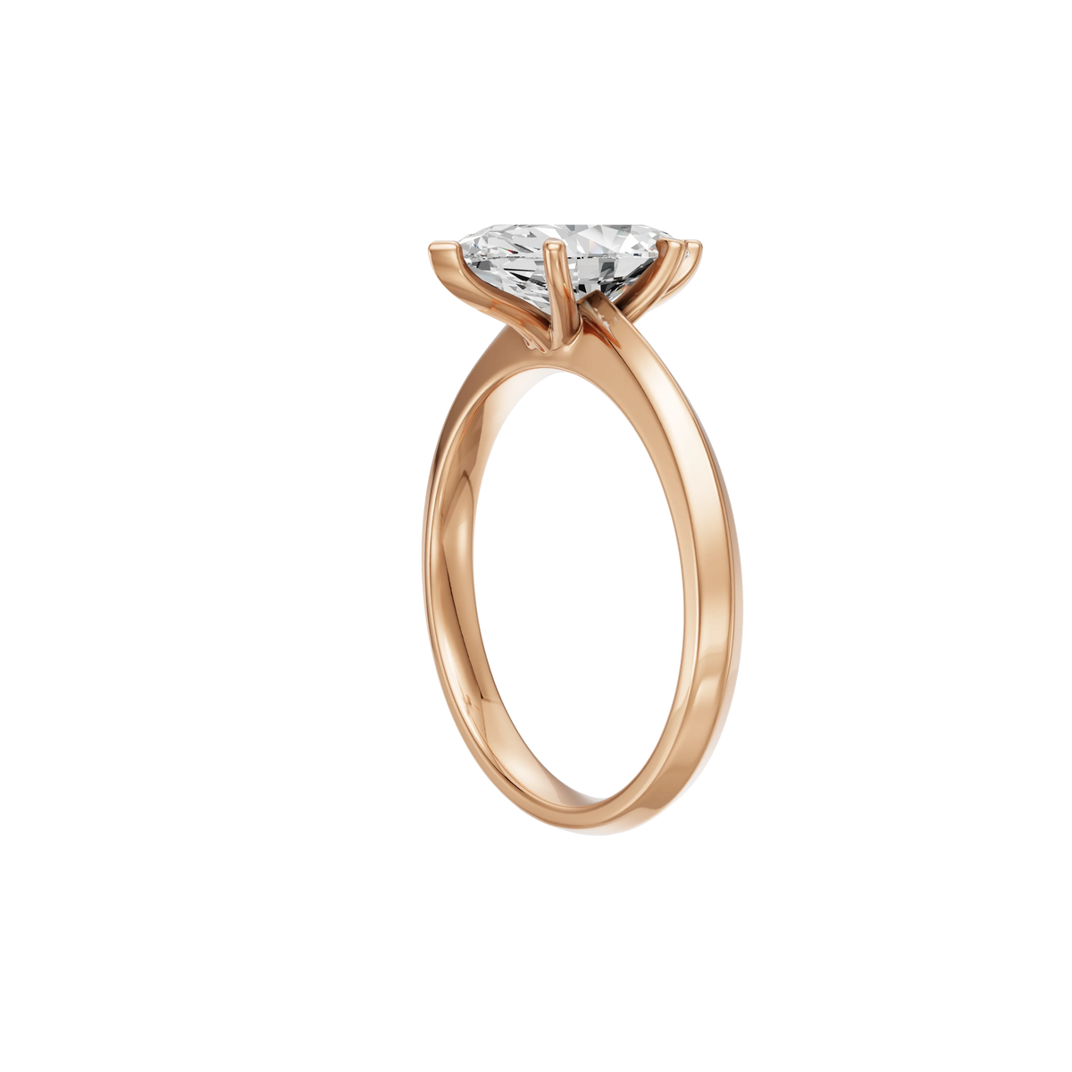 May Diamanten Solitaire Ring Markies - 1ct tot 5ct