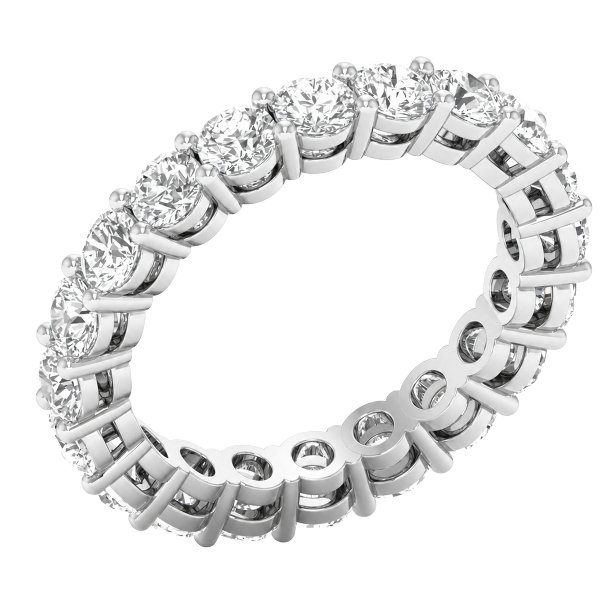 Lena Diamanten Diamanten Eternity Ring Briljant - 2.6ct tot 7ct