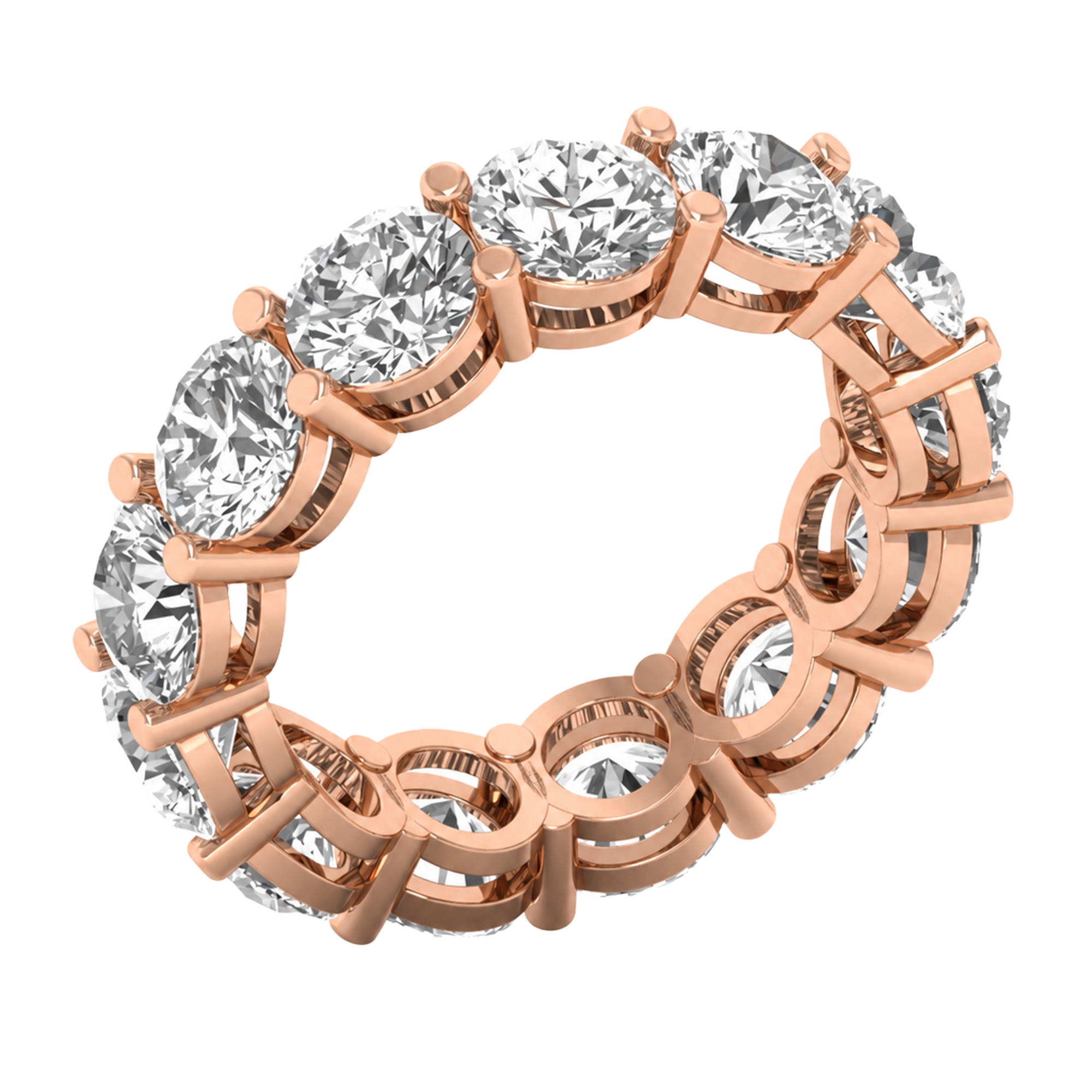Lena Diamanten Diamanten Eternity Ring Briljant - 2.6ct tot 7ct