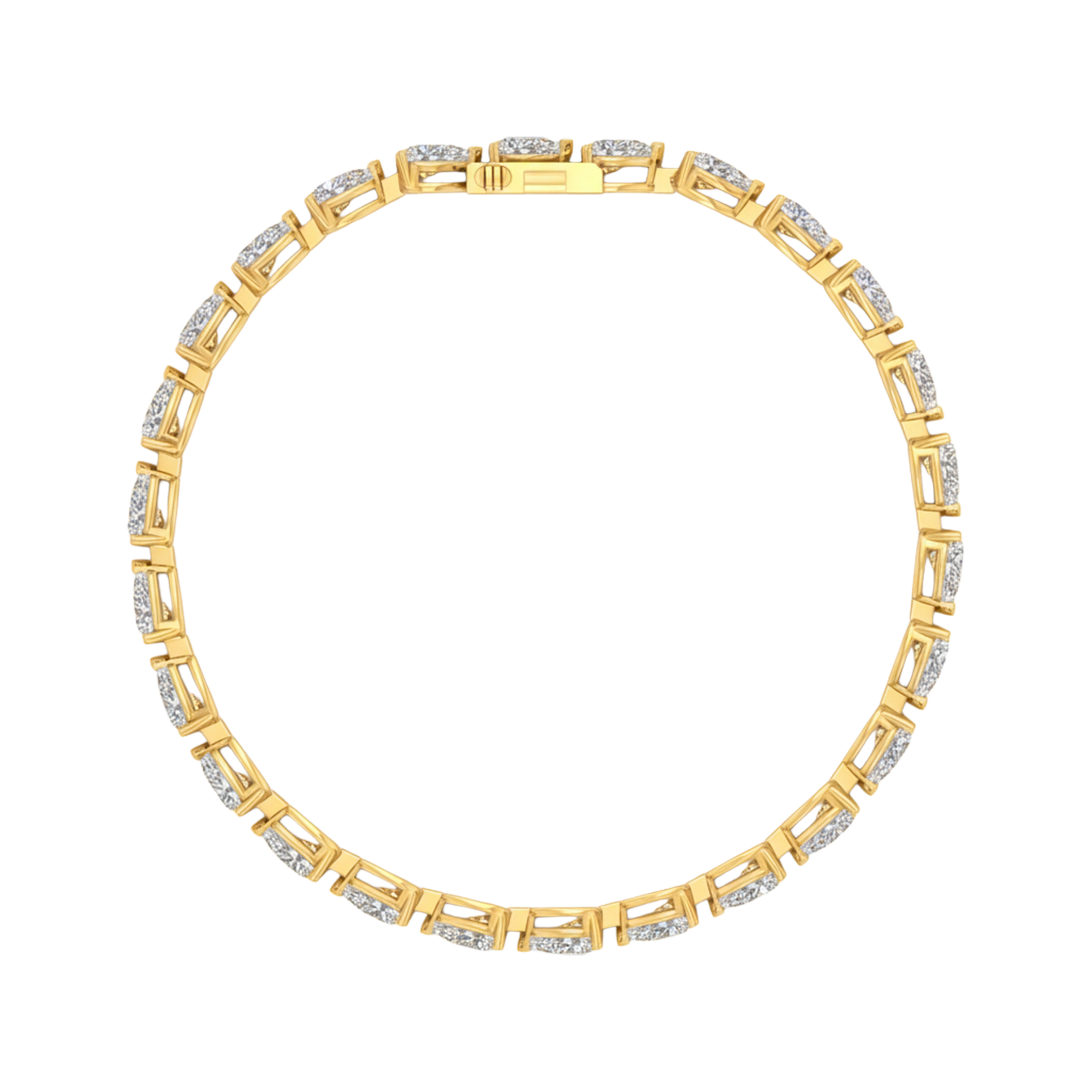 Lilou Diamanten Tennisarmband Peer - 8.9ct