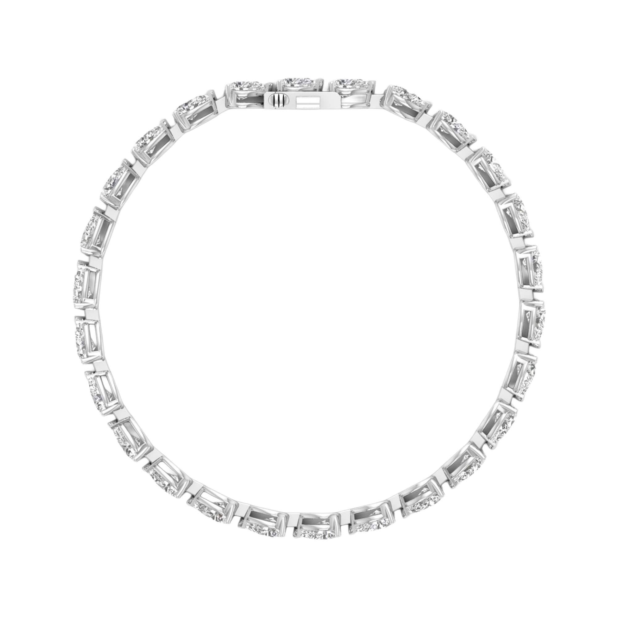 Lilou Diamanten Tennisarmband Peer - 8.9ct