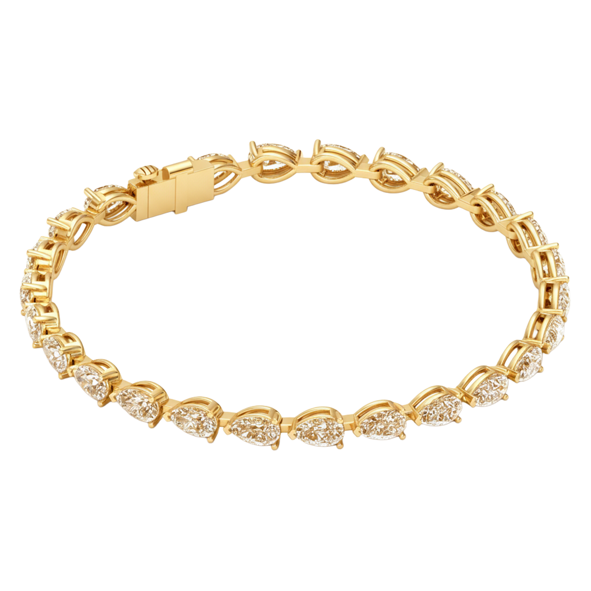 Lilou Diamanten Tennisarmband Peer - 8.9ct