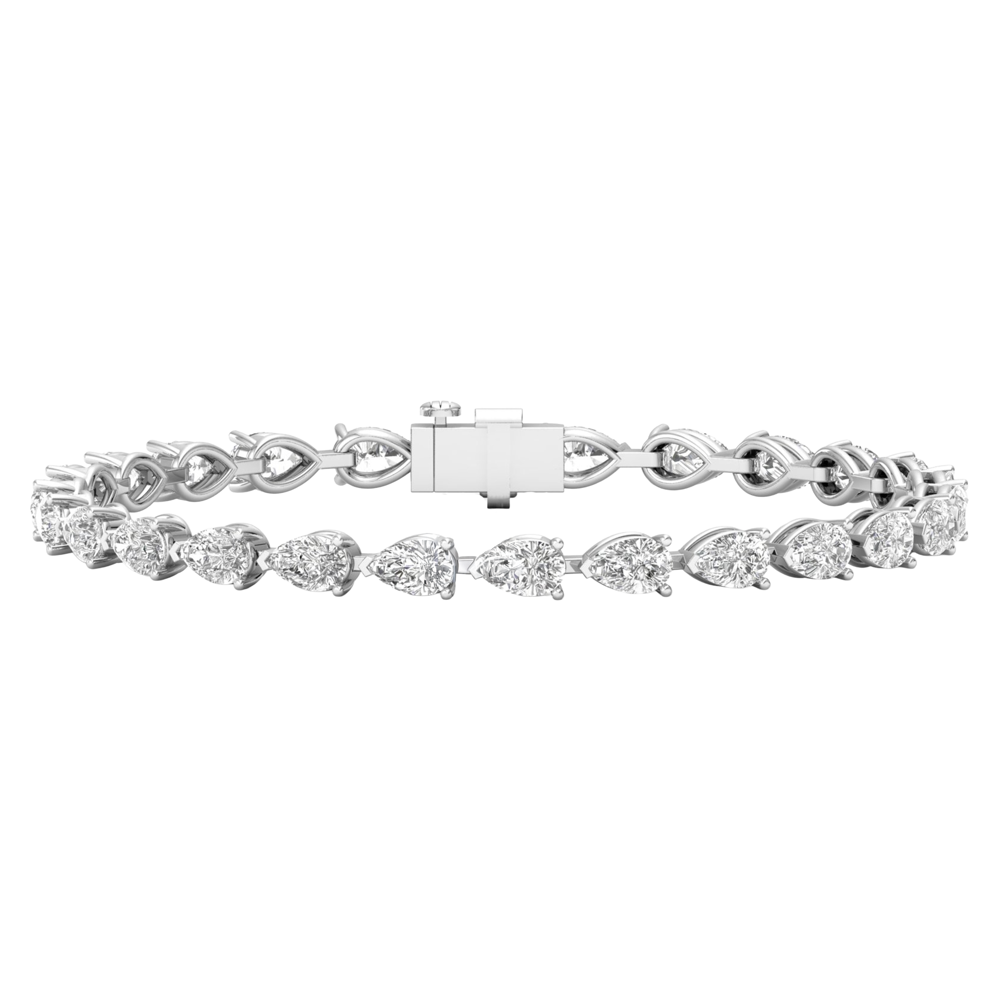 Lilou Diamanten Tennisarmband Peer - 8.9ct