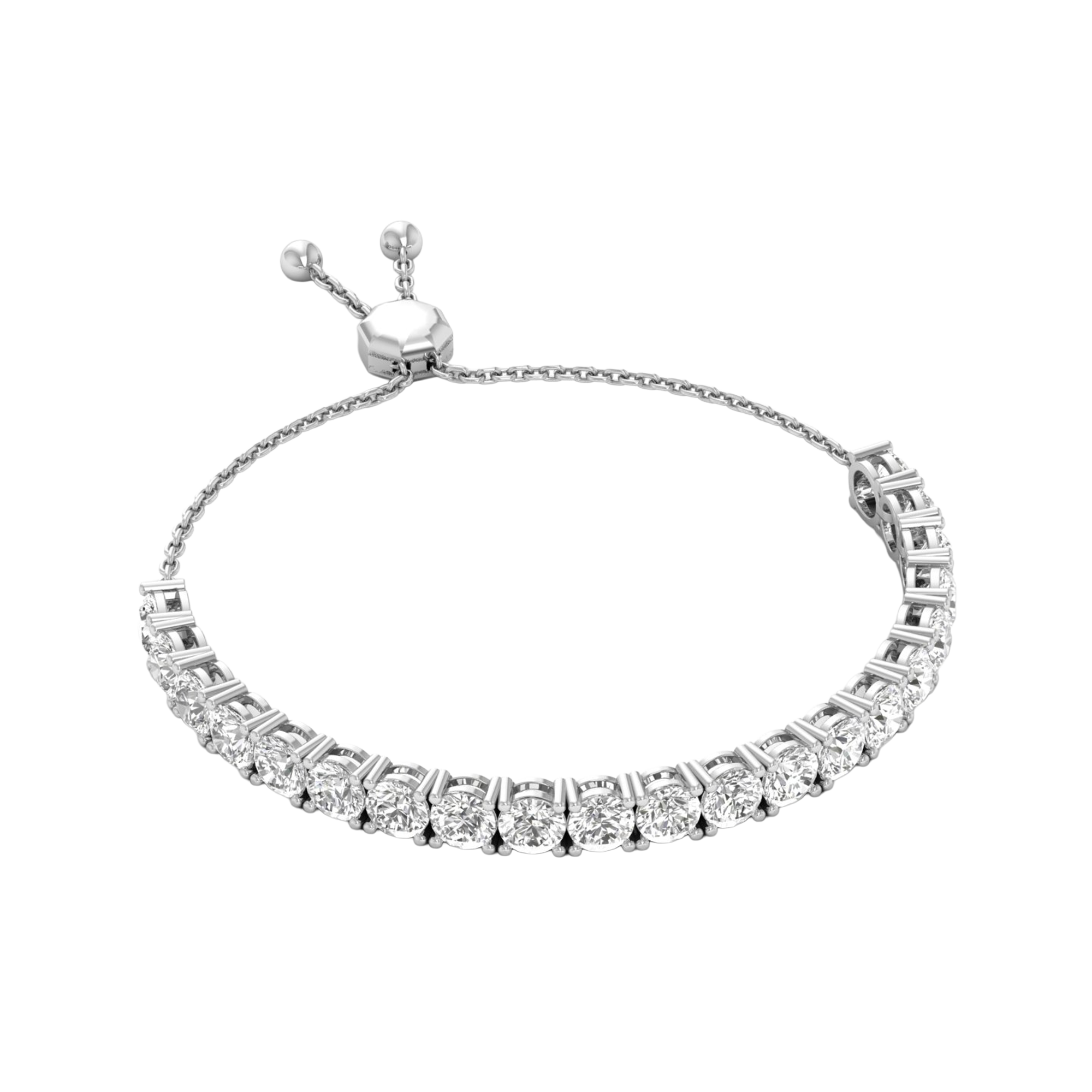 Armband aus 10,5 Karat mit einem runden Hauptstein von 0,5 Karat – 94B
