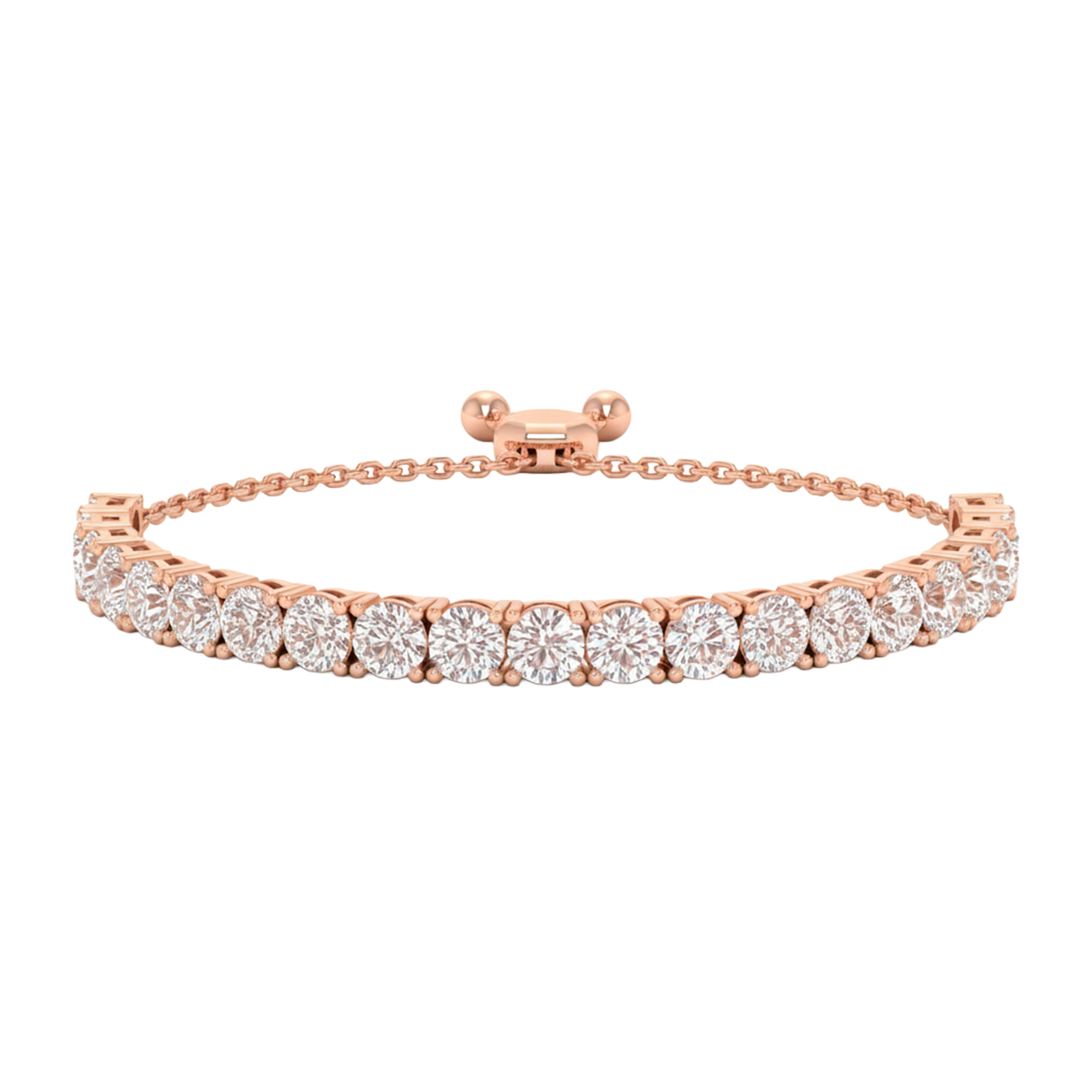Armband aus 10,5 Karat mit einem runden Hauptstein von 0,5 Karat – 94B