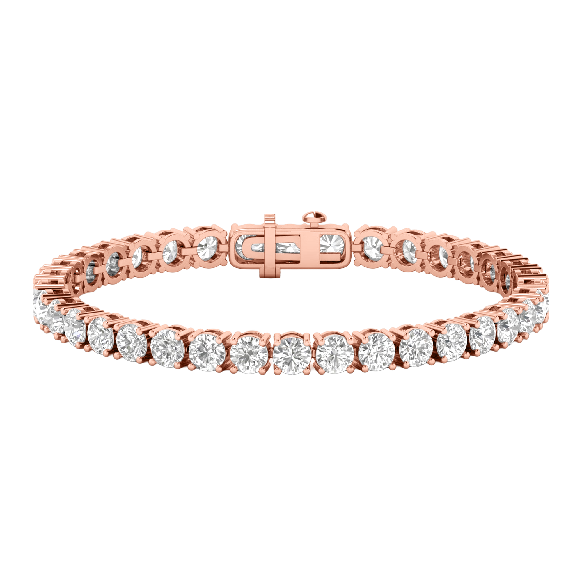 Armband aus 4 Karat mit Hauptstein in runder Form von 0,057971 Karat - 002
