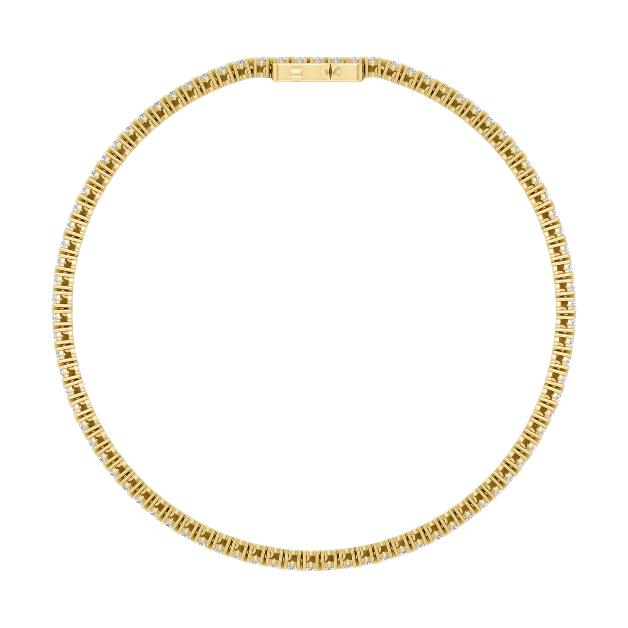 Armband aus 4 Karat mit Hauptstein in runder Form von 0,057971 Karat - 002