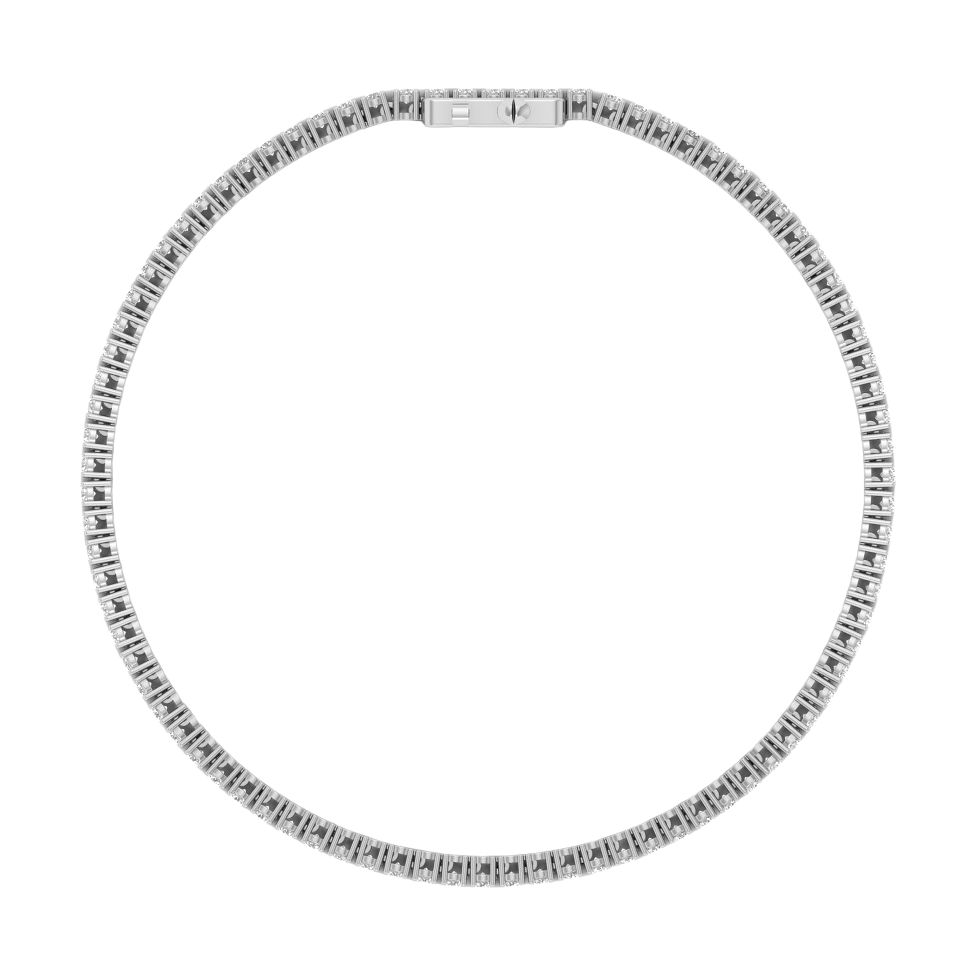 Armband aus 4 Karat mit Hauptstein in runder Form von 0,057971 Karat - 002