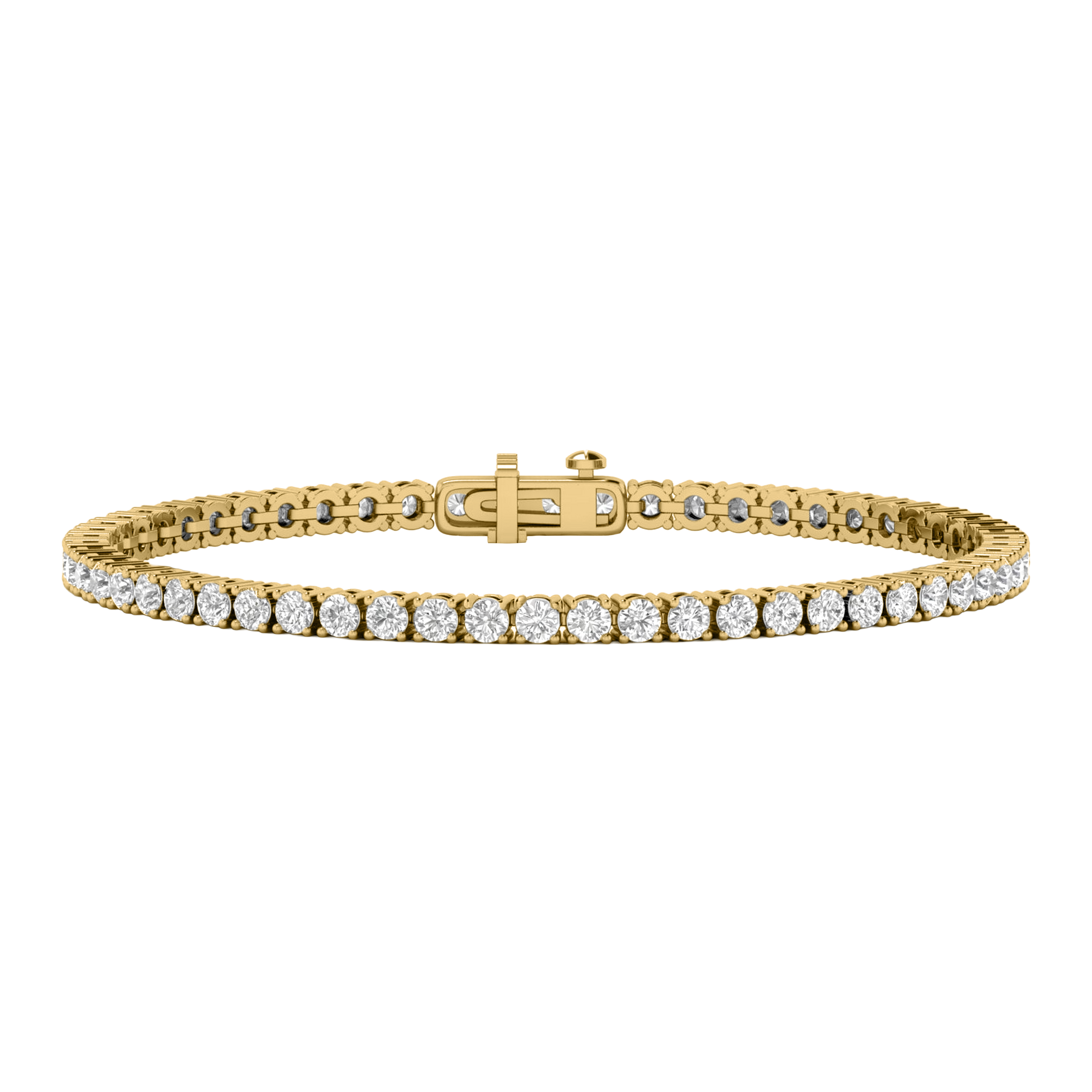 Armband aus 4 Karat mit Hauptstein in runder Form von 0,057971 Karat - 002