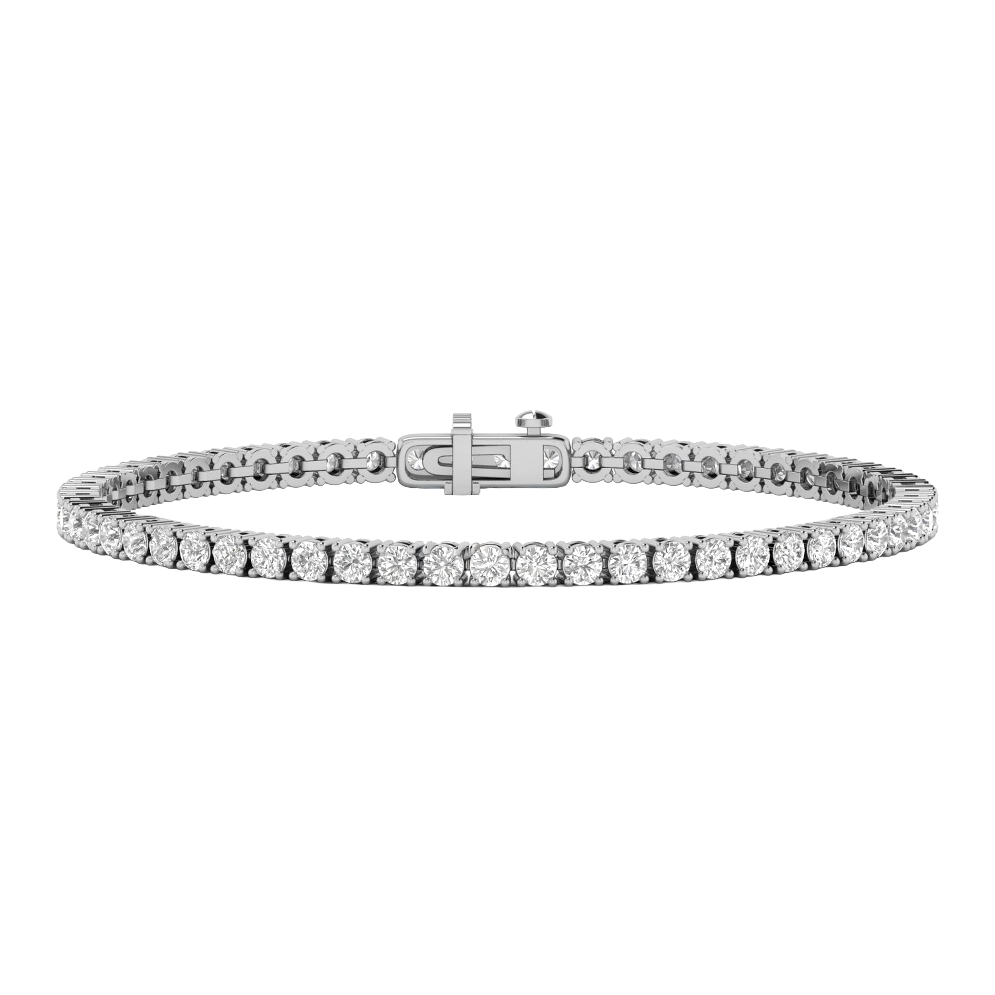 Armband aus 4 Karat mit Hauptstein in runder Form von 0,057971 Karat - 002